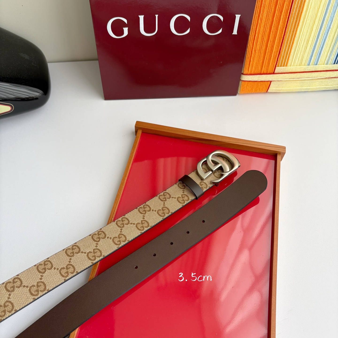 Gucci 经典原单品质，新款杏色Pvc印花搭配原版平纹底，精品挂扣，精工制作，细节看图，实物拍摄，高端