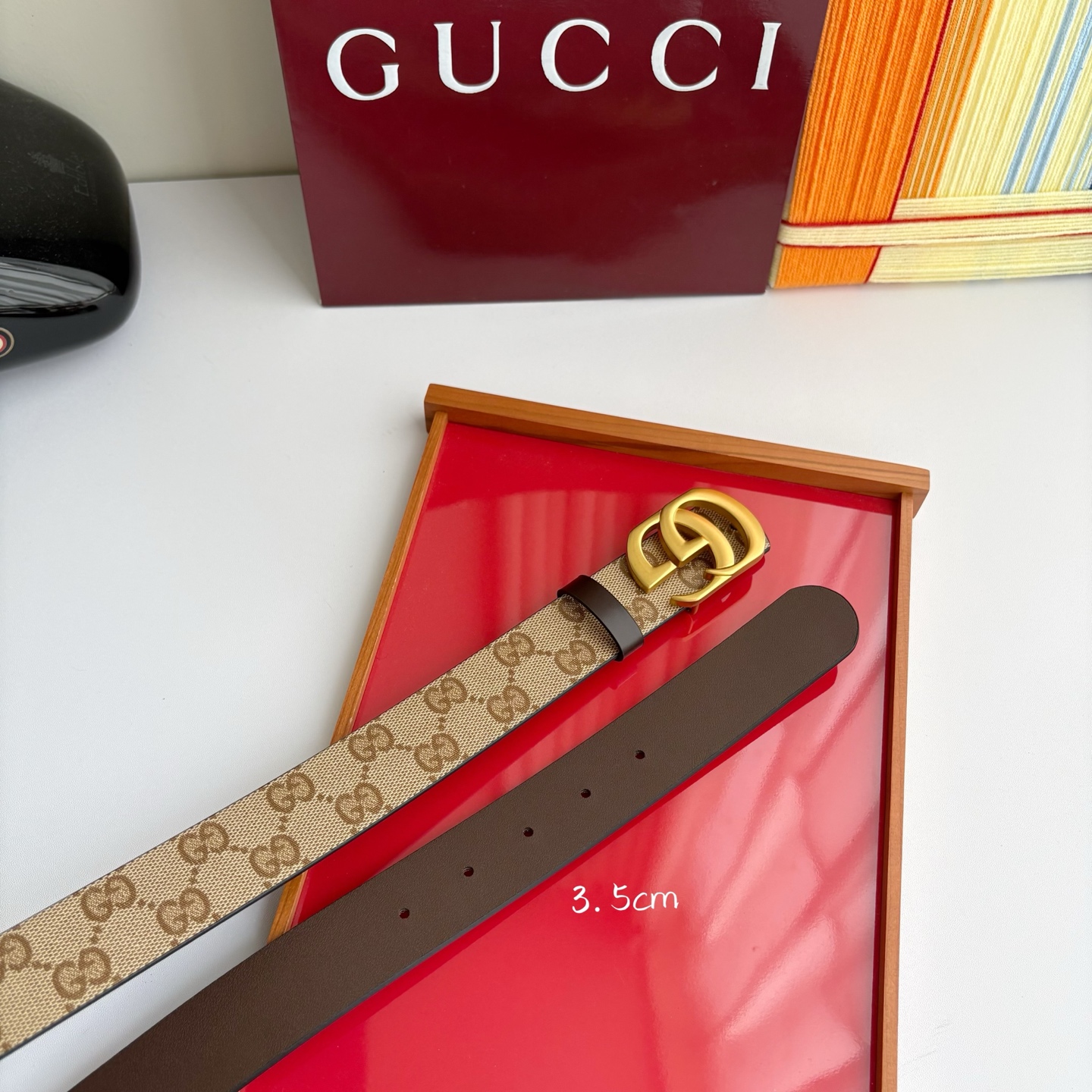 Gucci 经典原单品质，新款杏色Pvc印花搭配原版平纹底，精品挂扣，精工制作，细节看图，实物拍摄，高端