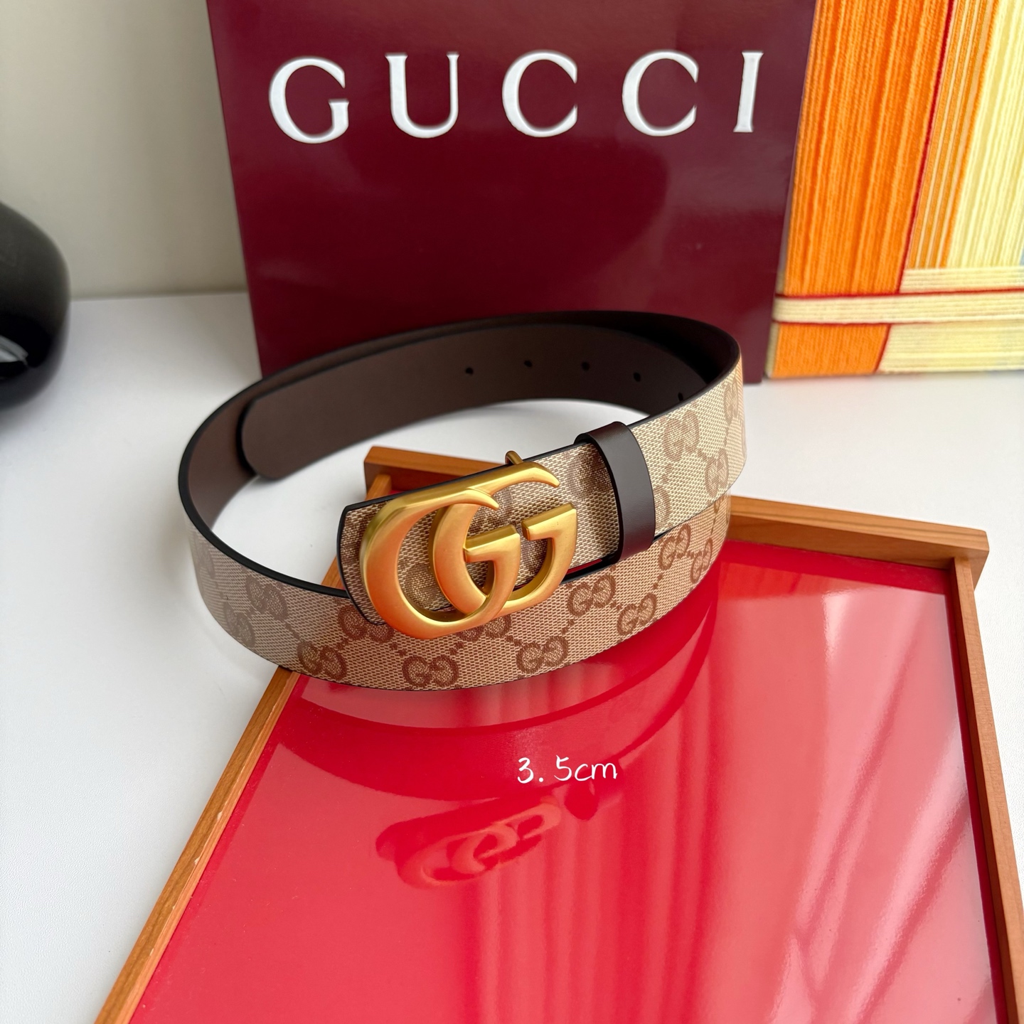 Gucci 经典原单品质，新款杏色Pvc印花搭配原版平纹底，精品挂扣，精工制作，细节看图，实物拍摄，高端