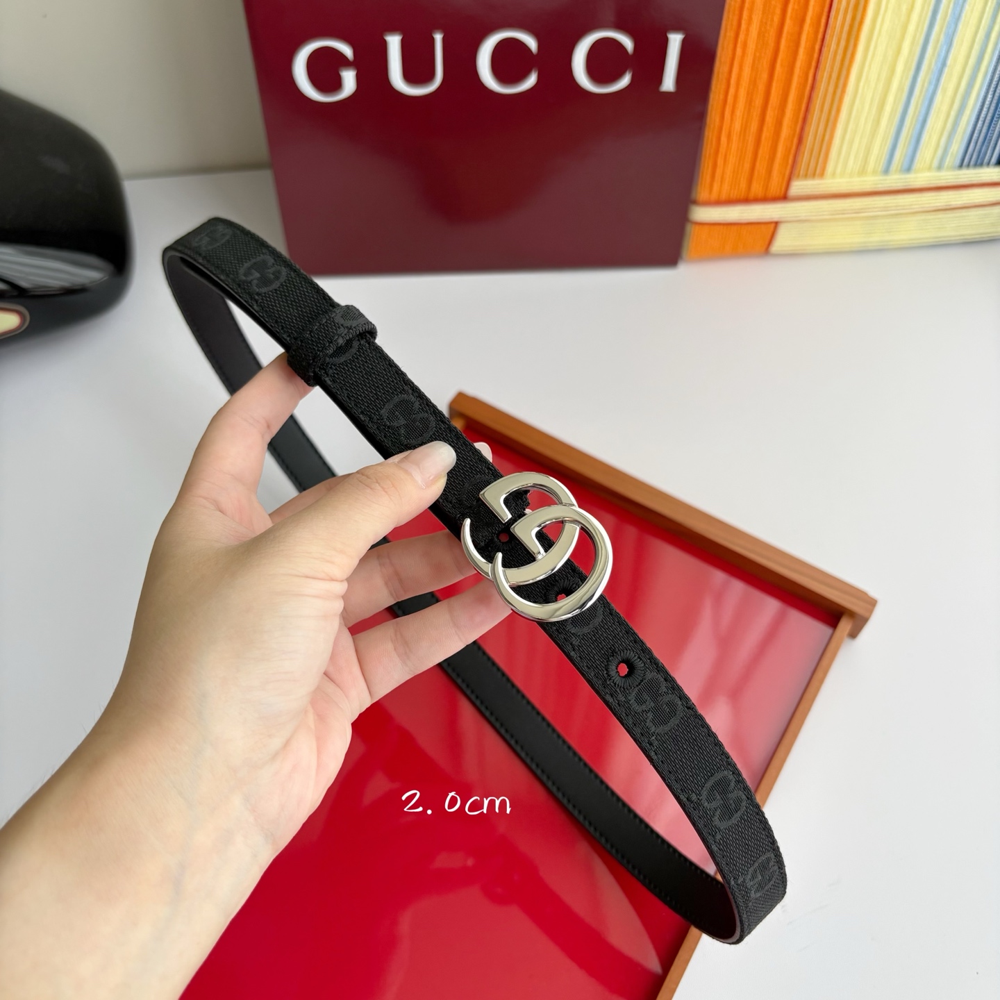 Gucci 经典原单品质，印花织布面搭配原版平纹底，精品铜扣，精工制作，细节看图，实物拍摄，高端奢华，宽