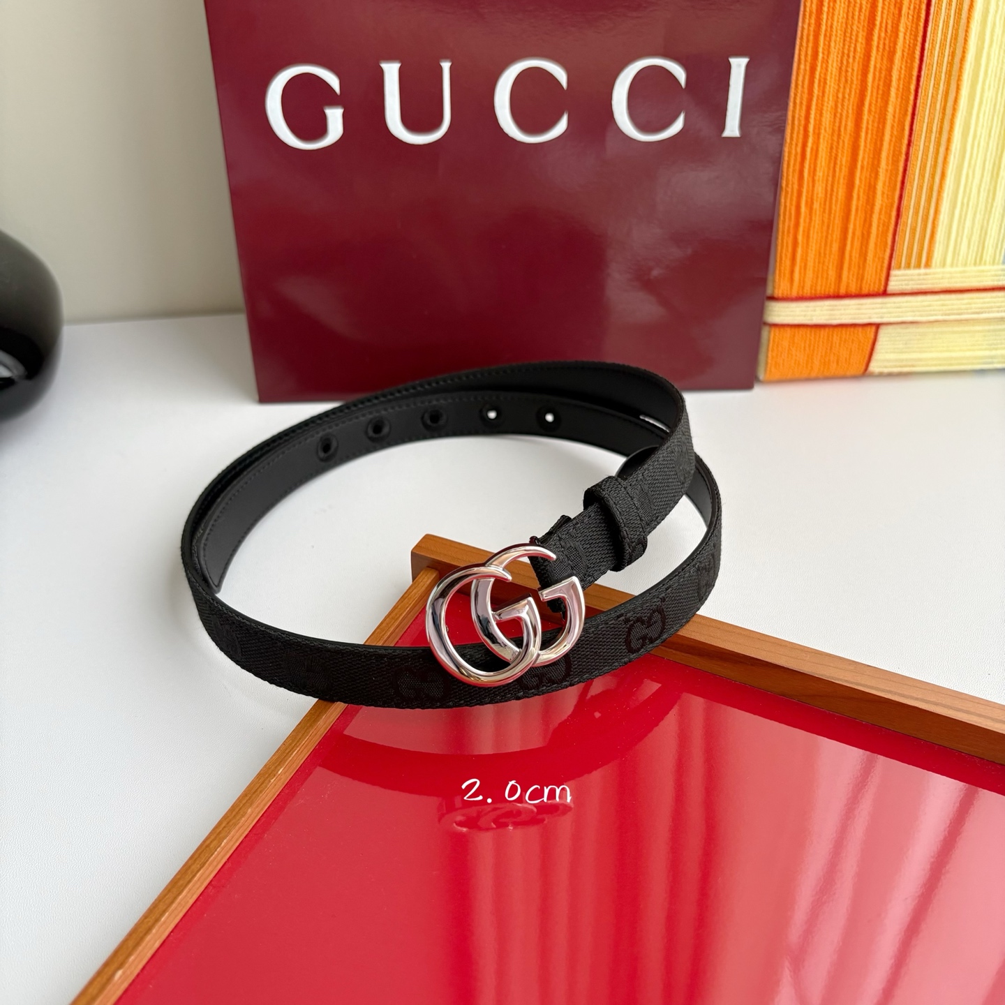 Gucci 经典原单品质，印花织布面搭配原版平纹底，精品铜扣，精工制作，细节看图，实物拍摄，高端奢华，宽