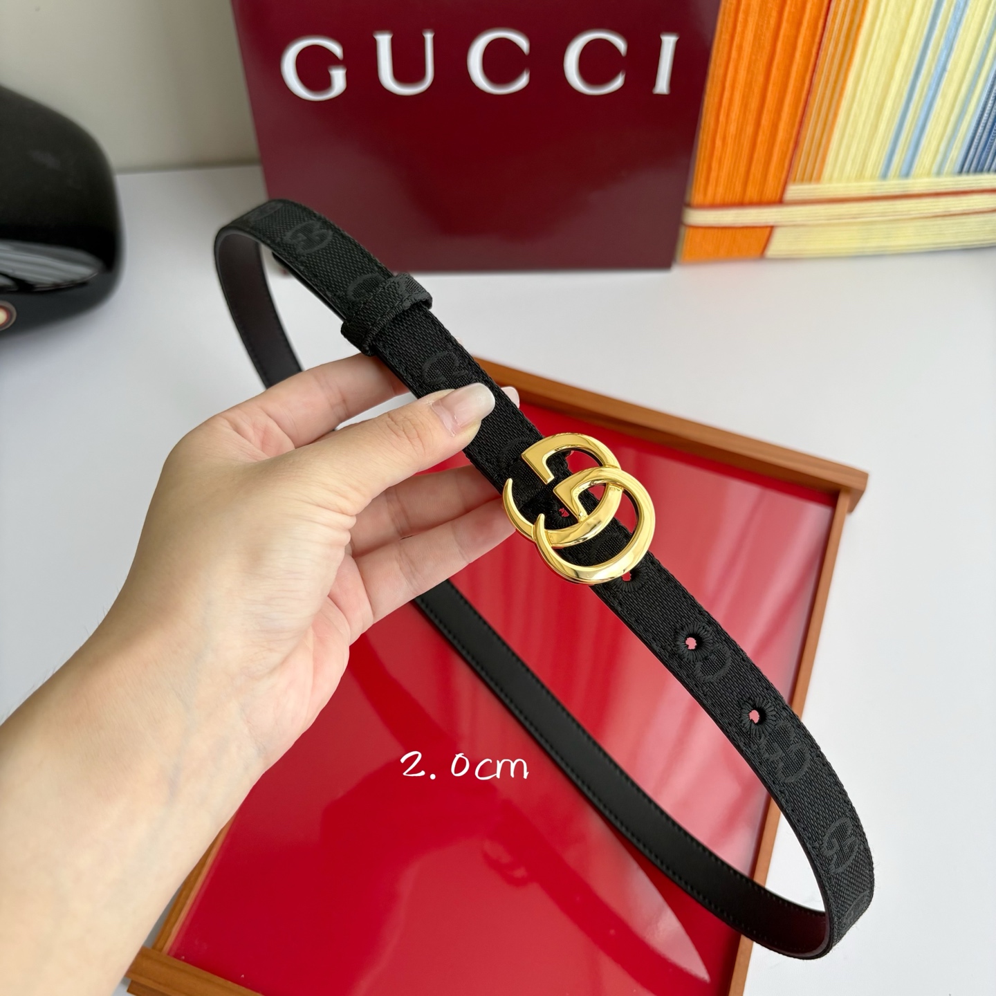 Gucci 经典原单品质，印花织布面搭配原版平纹底，精品铜扣，精工制作，细节看图，实物拍摄，高端奢华，宽