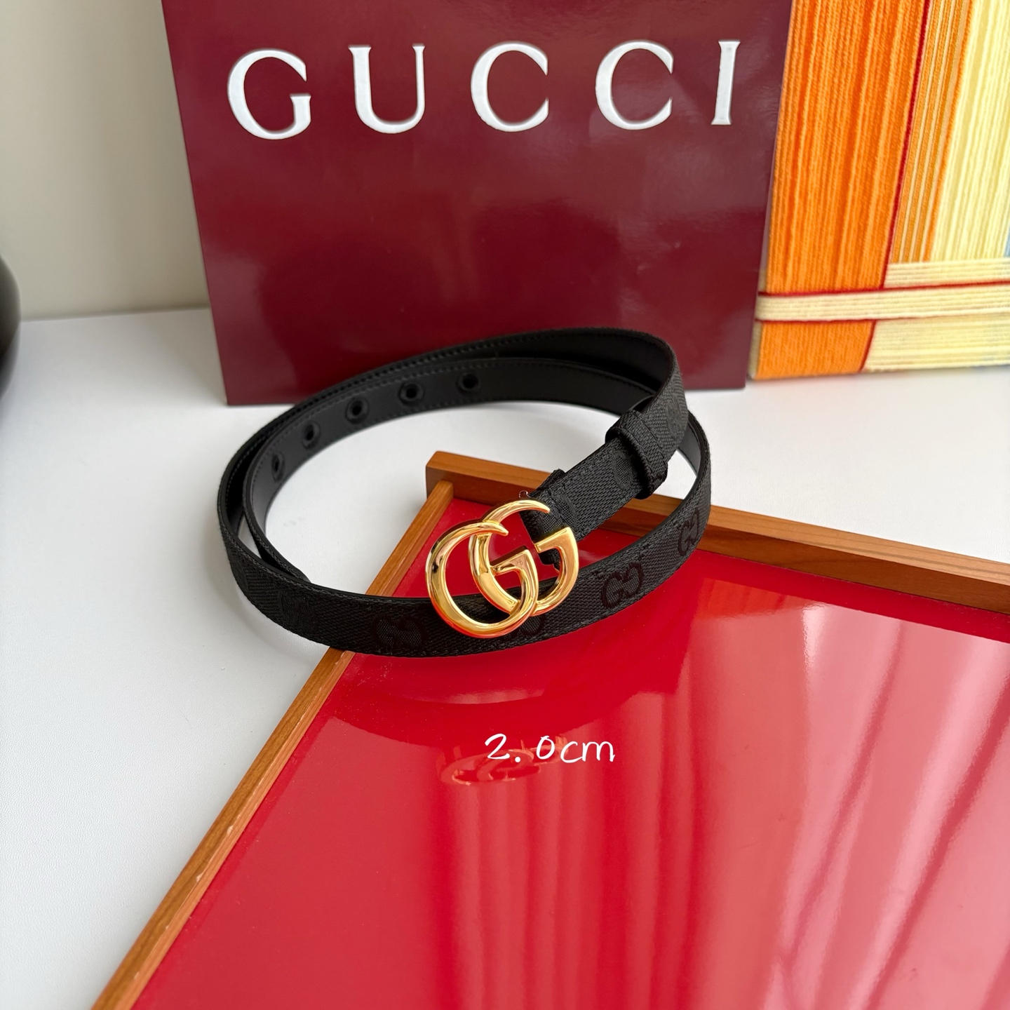 Gucci 经典原单品质，印花织布面搭配原版平纹底，精品铜扣，精工制作，细节看图，实物拍摄，高端奢华，宽