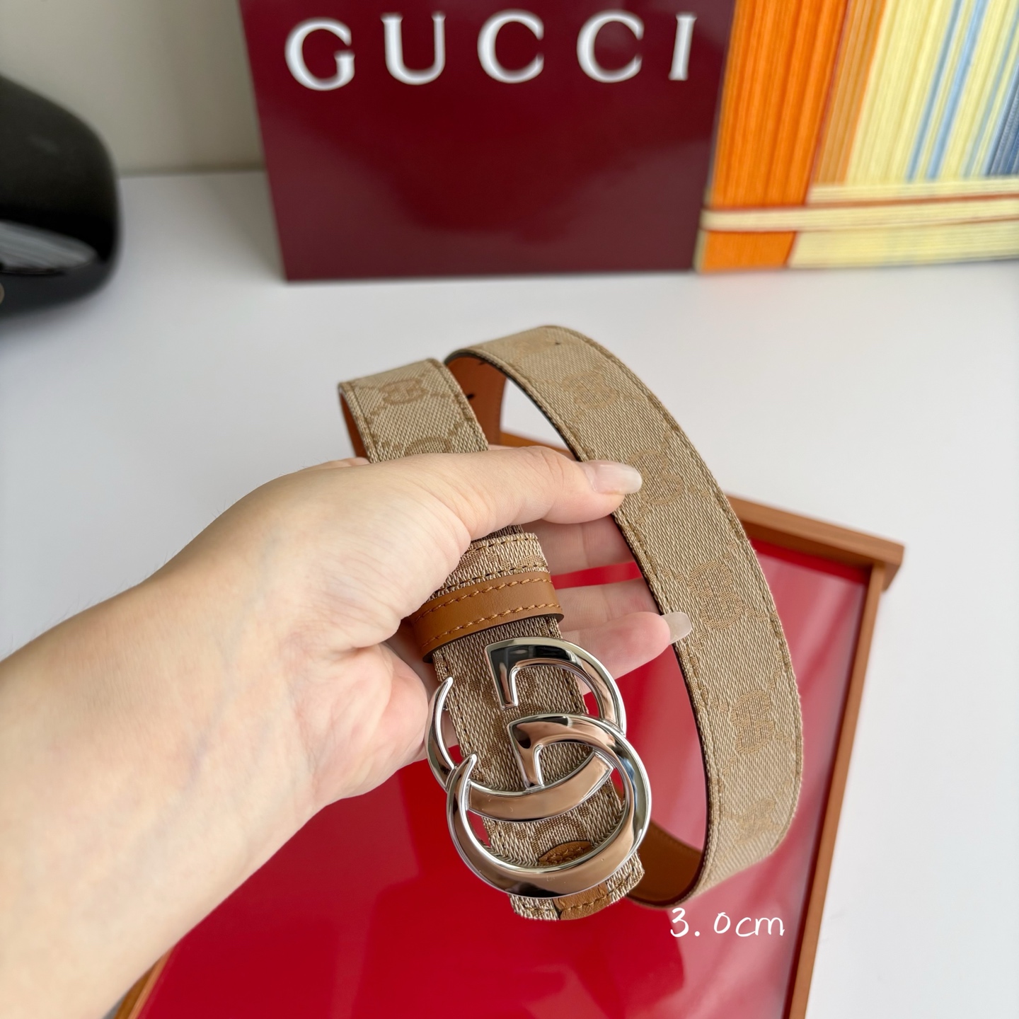 Gucci 经典原单品质，印花织布面搭配原版平纹底，精品铜扣，精工制作，细节看图，实物拍摄，高端奢华，宽