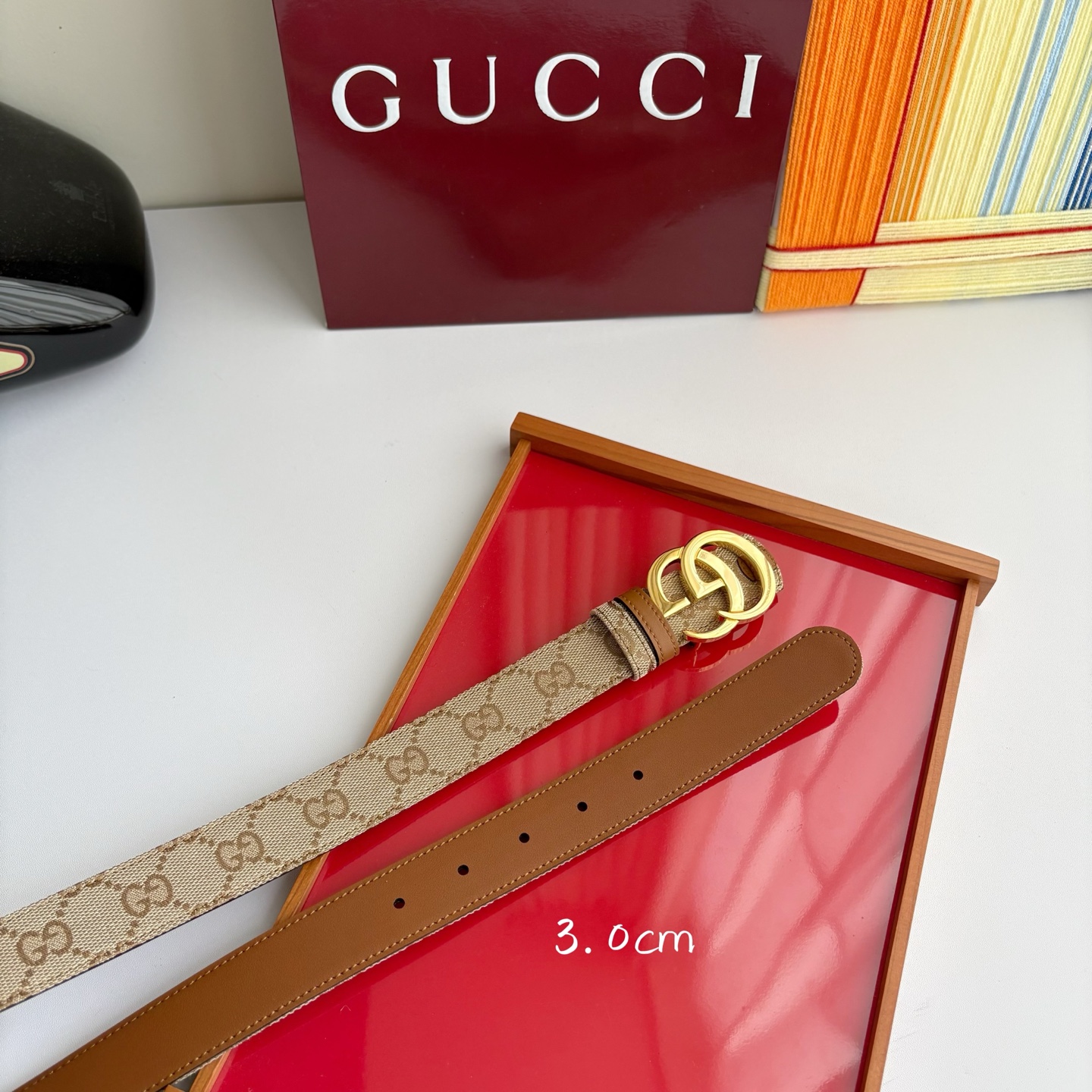 Gucci 经典原单品质，印花织布面搭配原版平纹底，精品铜扣，精工制作，细节看图，实物拍摄，高端奢华，宽