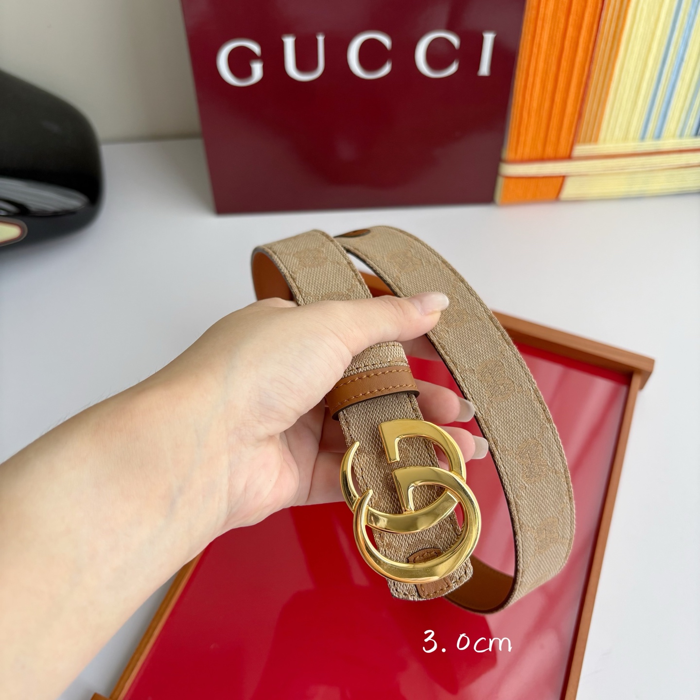 Gucci 经典原单品质，印花织布面搭配原版平纹底，精品铜扣，精工制作，细节看图，实物拍摄，高端奢华，宽