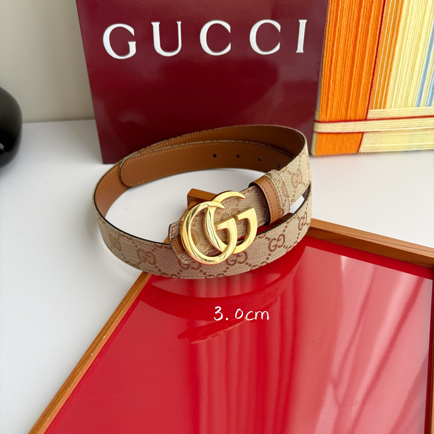 Gucci 经典原单品质，印花织布面搭配原版平纹底，精品铜扣，精工制作，细节看图，实物拍摄，高端奢华，宽