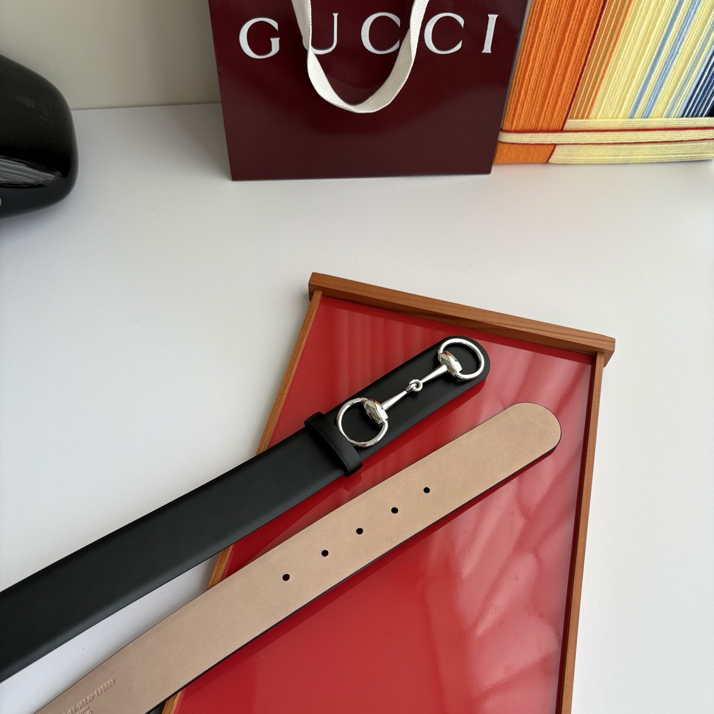Gucci 经典原单品质，平纹树膏沙底，时尚腰封，精工制作，细节看图，实物拍摄，高端奢华，宽度4.0cm