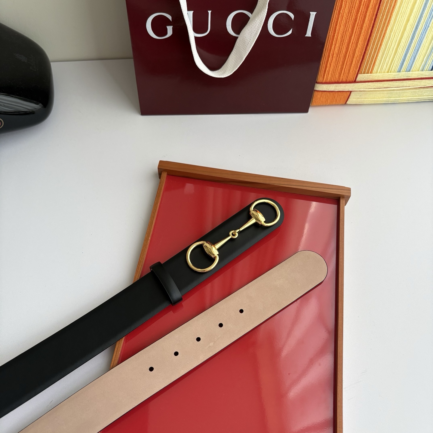 Gucci 经典原单品质，平纹树膏沙底，时尚腰封，精工制作，细节看图，实物拍摄，高端奢华，宽度4.0cm