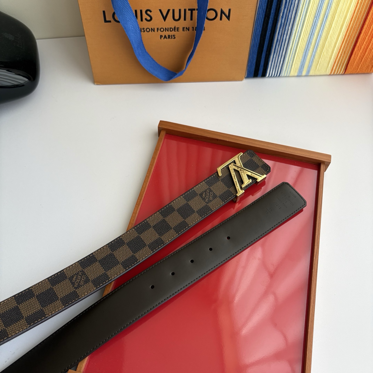LOUIS VUITTON经典原单品质，一面经典Pvc印花一面平纹搭配原单精品钢扣，精工制作，细节看图，