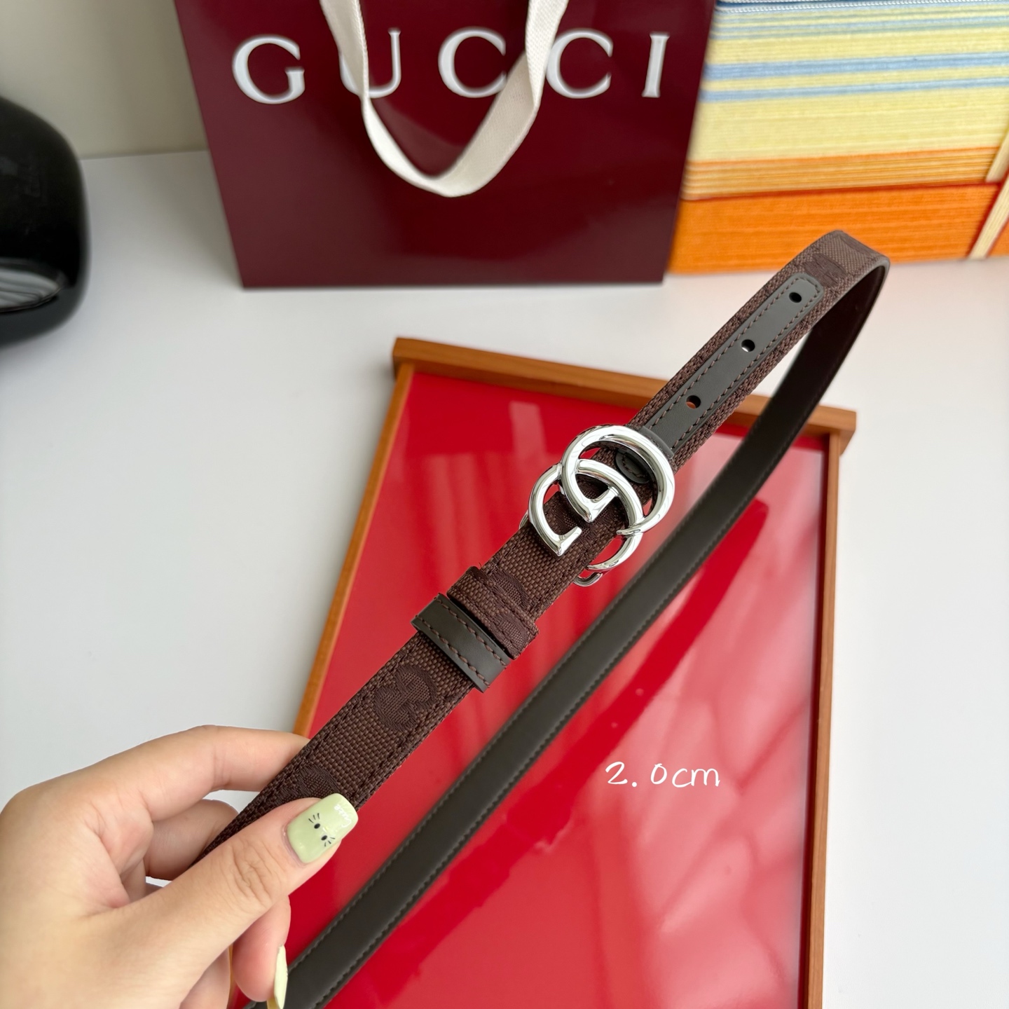 Gucci 经典原单品质，印花织布面搭配原版平纹底，精品铜扣，精工制作，细节看图，实物拍摄，高端奢华，宽