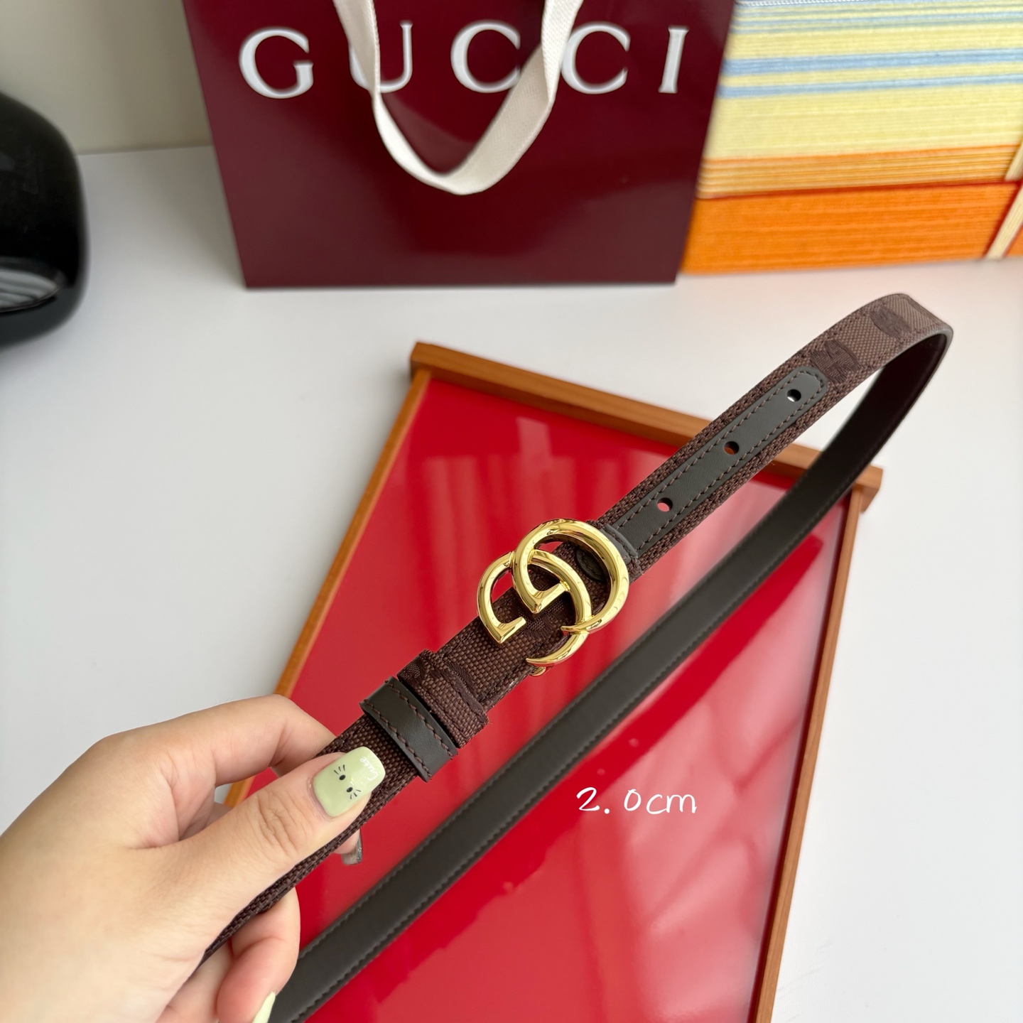 Gucci 经典原单品质，印花织布面搭配原版平纹底，精品铜扣，精工制作，细节看图，实物拍摄，高端奢华，宽