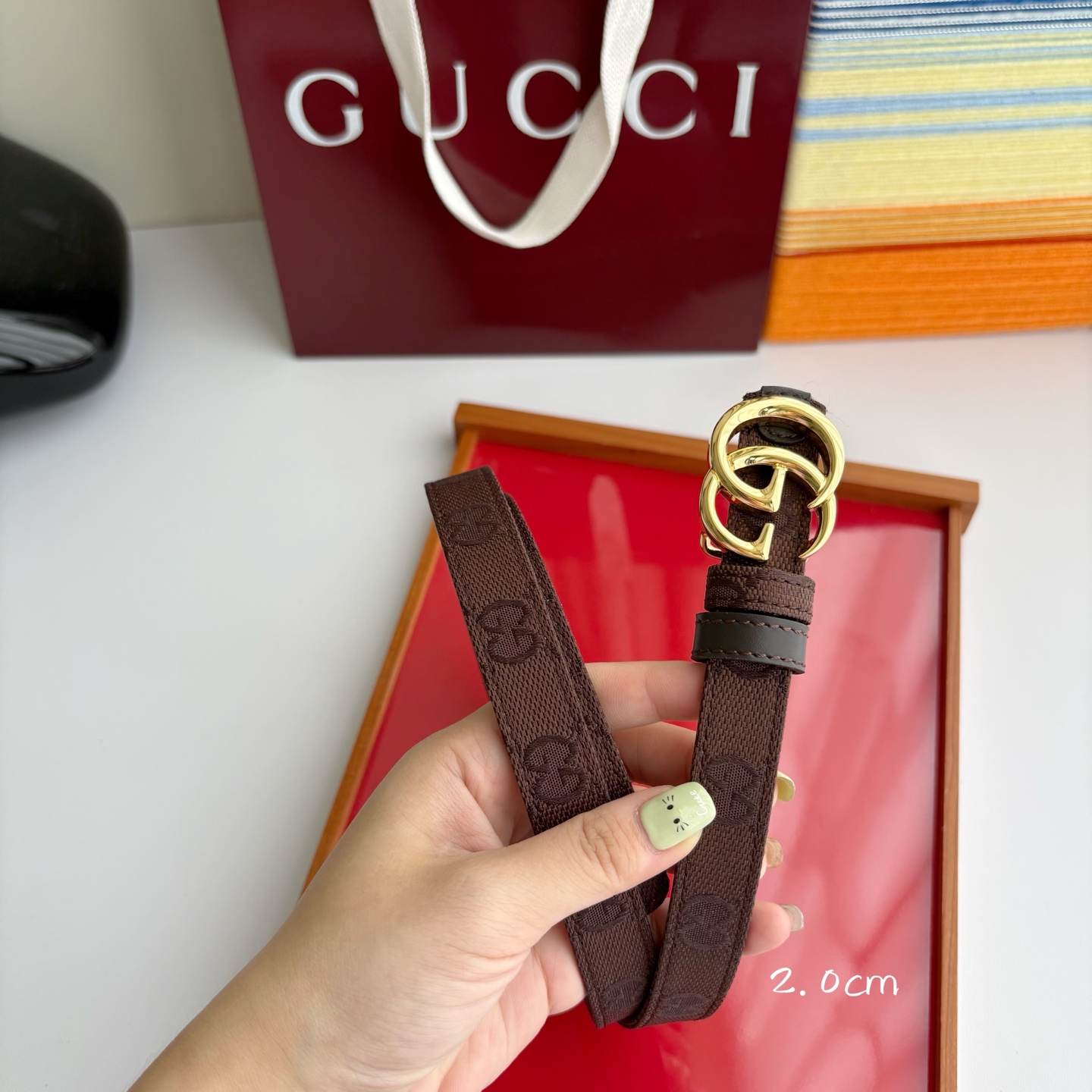 Gucci 经典原单品质，印花织布面搭配原版平纹底，精品铜扣，精工制作，细节看图，实物拍摄，高端奢华，宽