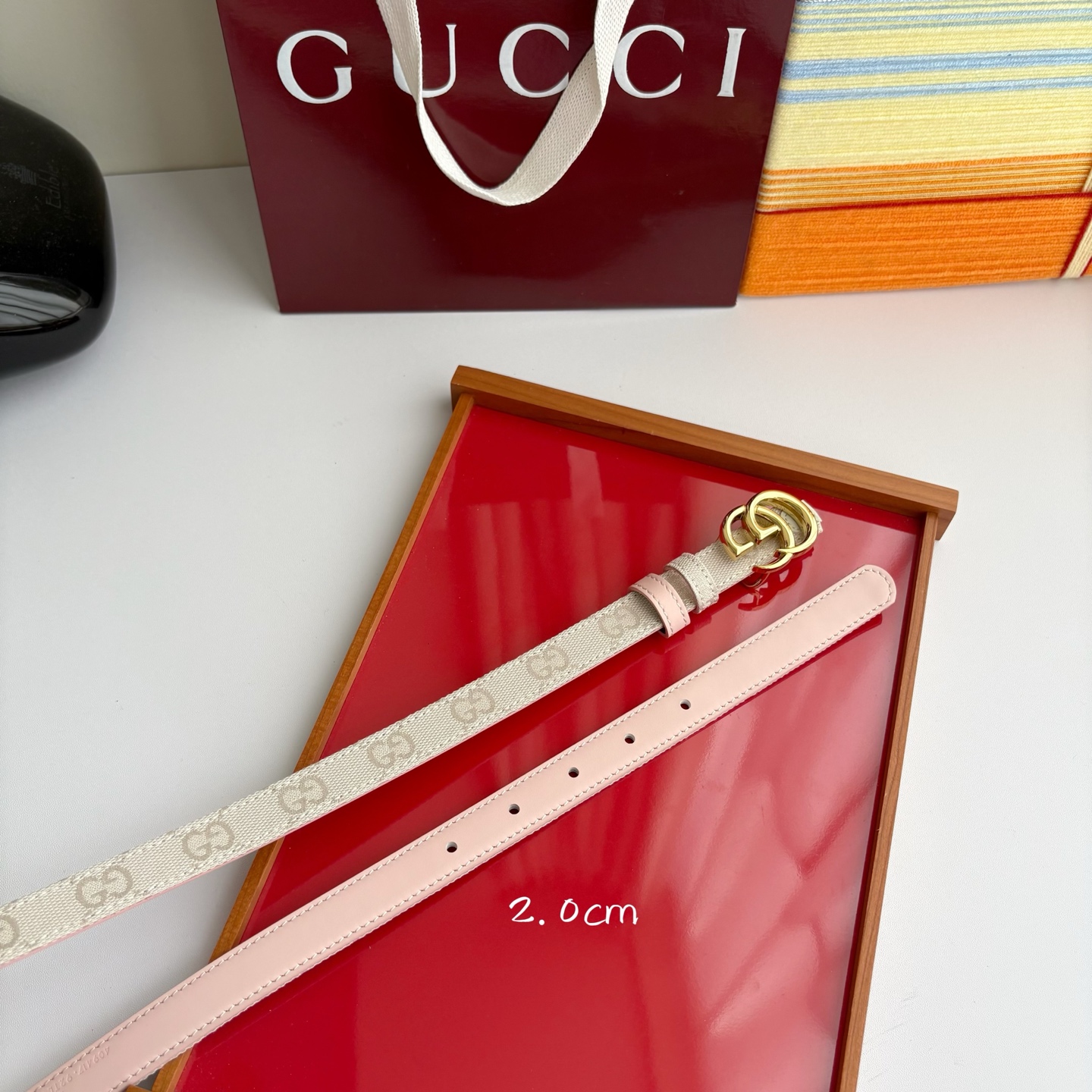 Gucci 经典原单品质，印花织布面搭配原版平纹底，精品铜扣，精工制作，细节看图，实物拍摄，高端奢华，宽