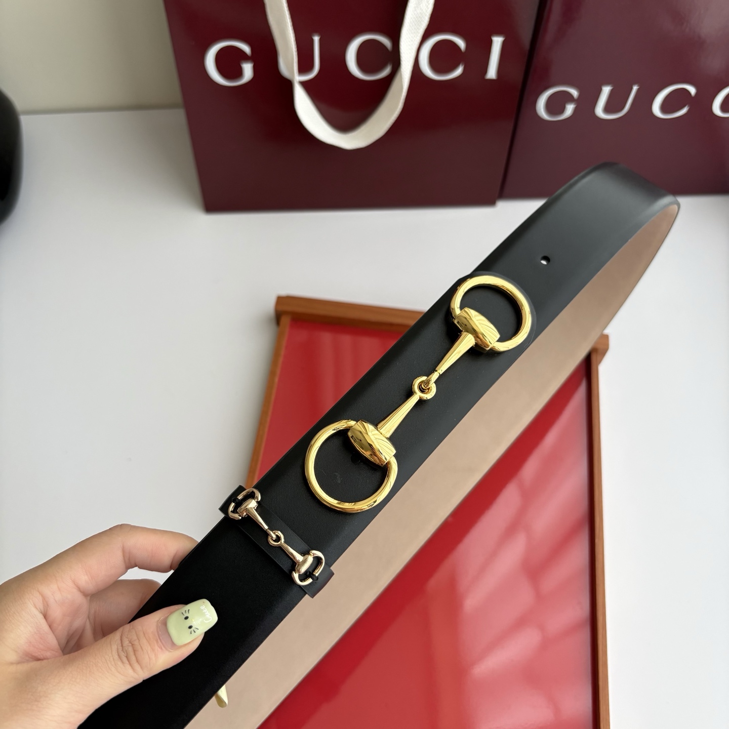 Gucci 经典原单品质，平纹树膏沙底，时尚腰封，精工制作，细节看图，实物拍摄，高端奢华，宽度4.0cm