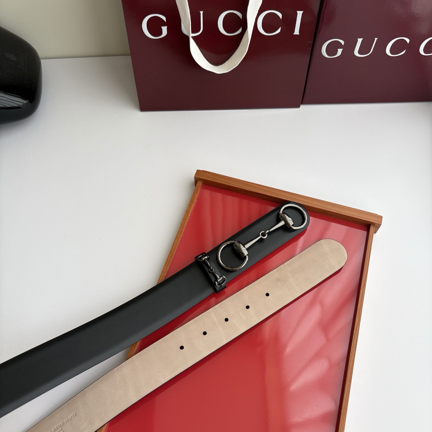 Gucci 经典原单品质，平纹树膏沙底，时尚腰封，精工制作，细节看图，实物拍摄，高端奢华，宽度4.0cm