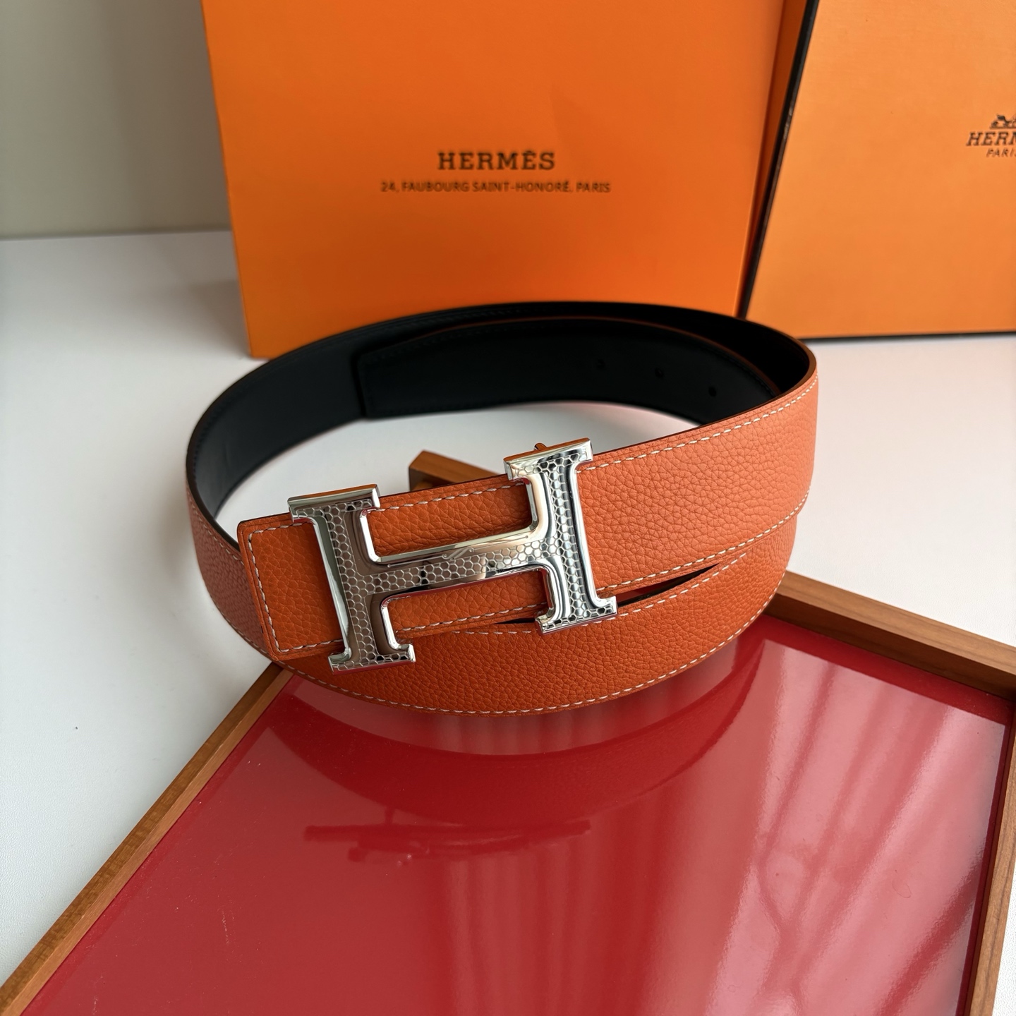 【爱马仕】Hermes 原单爱马仕,宽3.8cm进口原版皮带身,双面可两面用,精品电镀五金 ! 【爱马仕】Hermes 原单爱马仕,宽3.8cm进口原版皮带身,双面可两面用,精品电镀五金 !