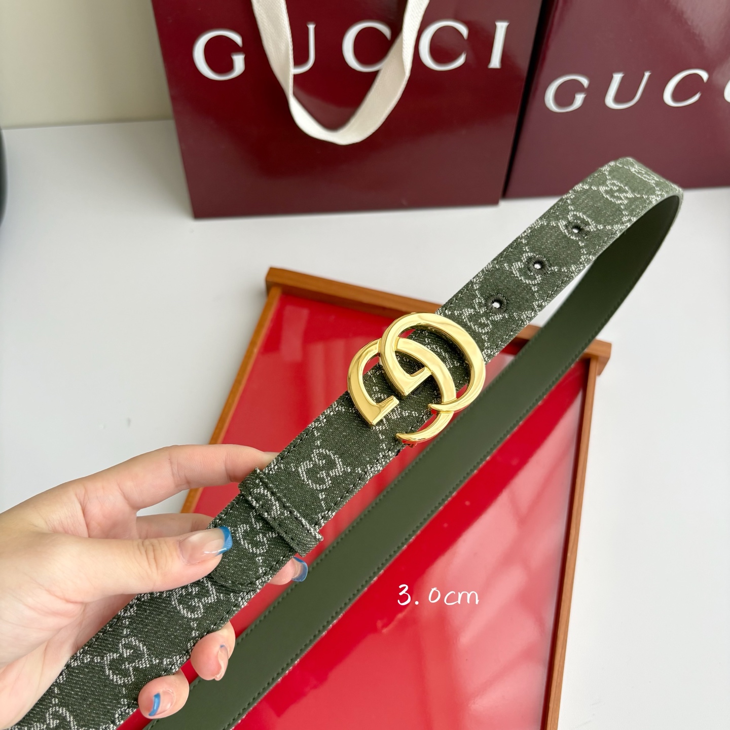 Gucci 经典原单品质，牛仔织布面搭配原版平纹底，精品铜扣，精工制作，细节看图，实物拍摄，高端奢华，宽度3.0cm