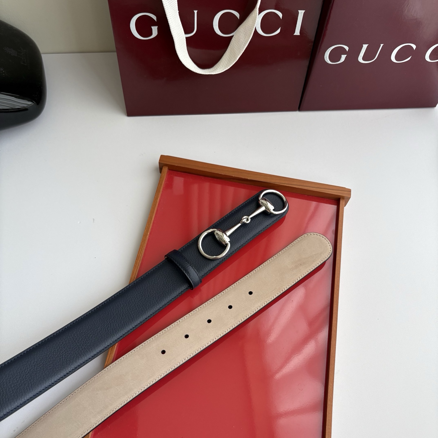 Gucci 经典原单品质，蓝色山羊纹搭配原版沙底，时尚腰封，精工制作，细节看图，实物拍摄，高端奢华，宽度4.0cm