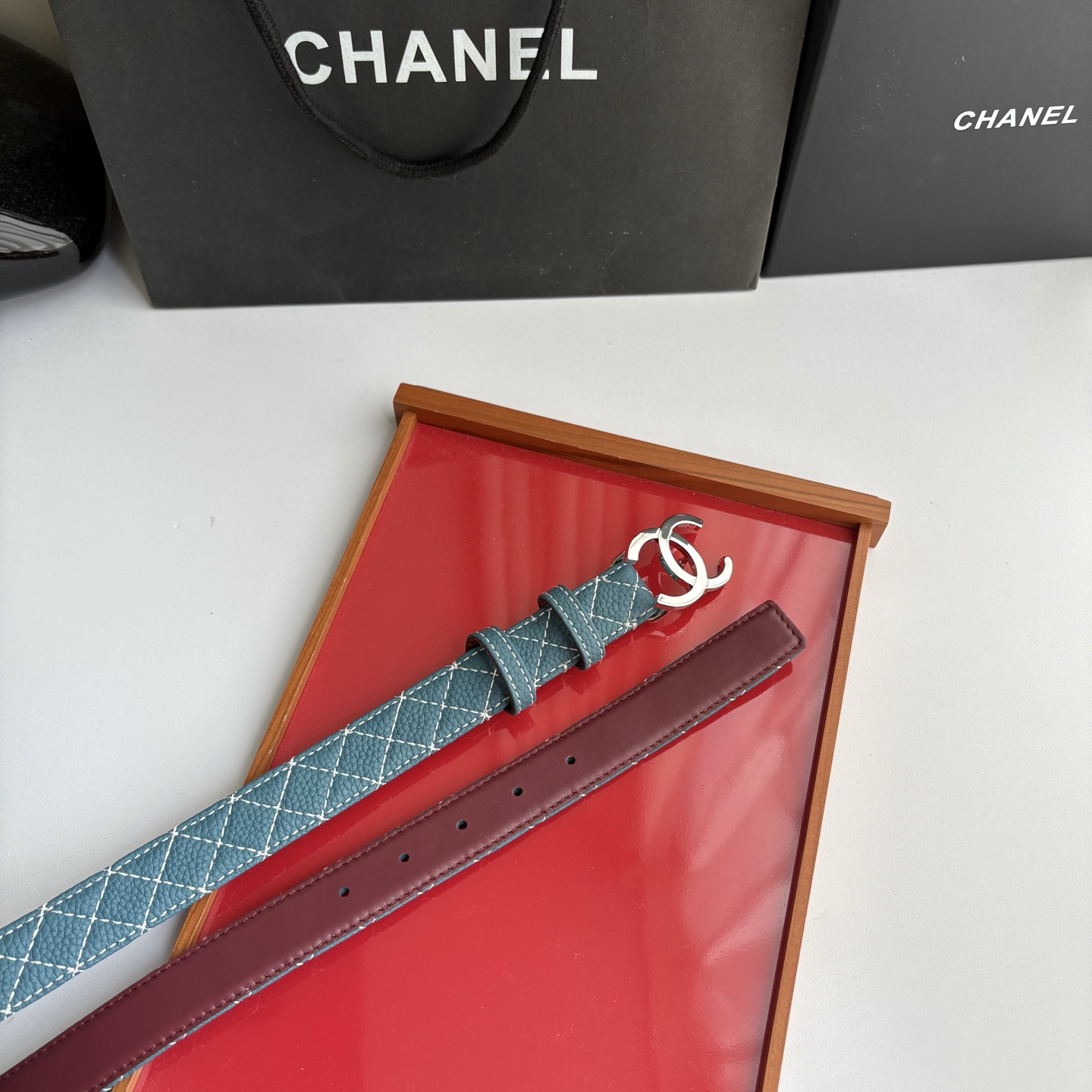 CHANEL 2.5cm小香女装腰带 双面进口原版小牛皮 纯铜五金 低调奢华 时尚百搭