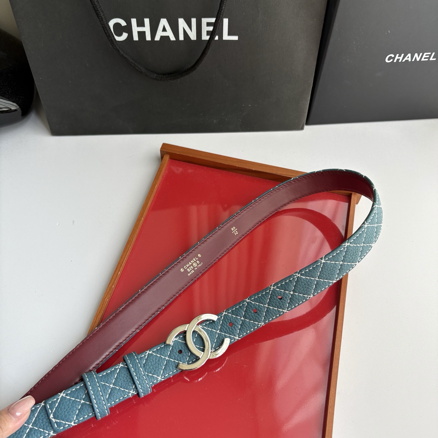 CHANEL 2.5cm小香女装腰带 双面进口原版小牛皮 纯铜五金 低调奢华 时尚百搭
