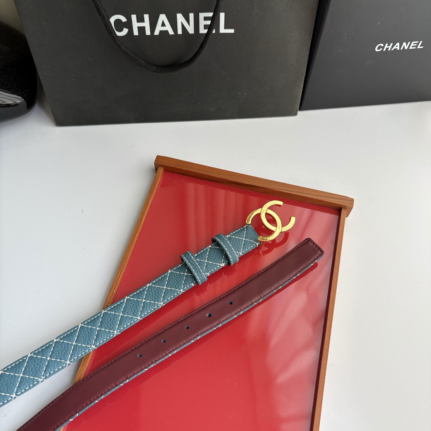 CHANEL 2.5cm小香女装腰带 双面进口原版小牛皮 纯铜五金 低调奢华 时尚百搭