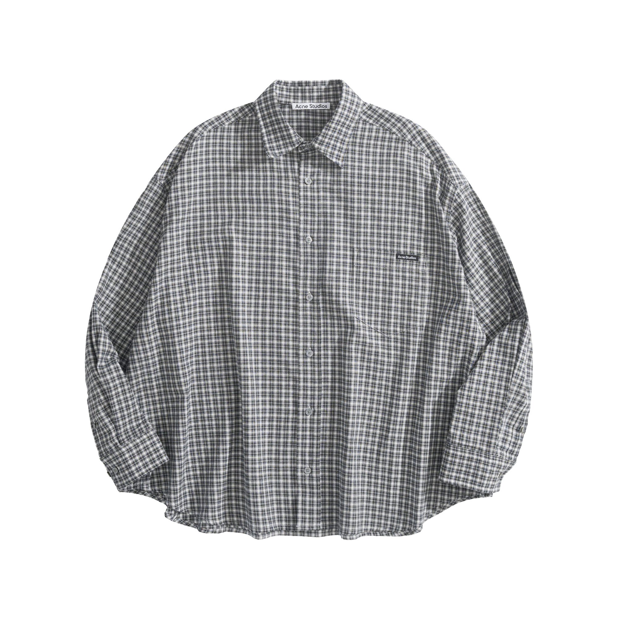 Мужская клетчатая фланелевая рубашка Acne Studios
