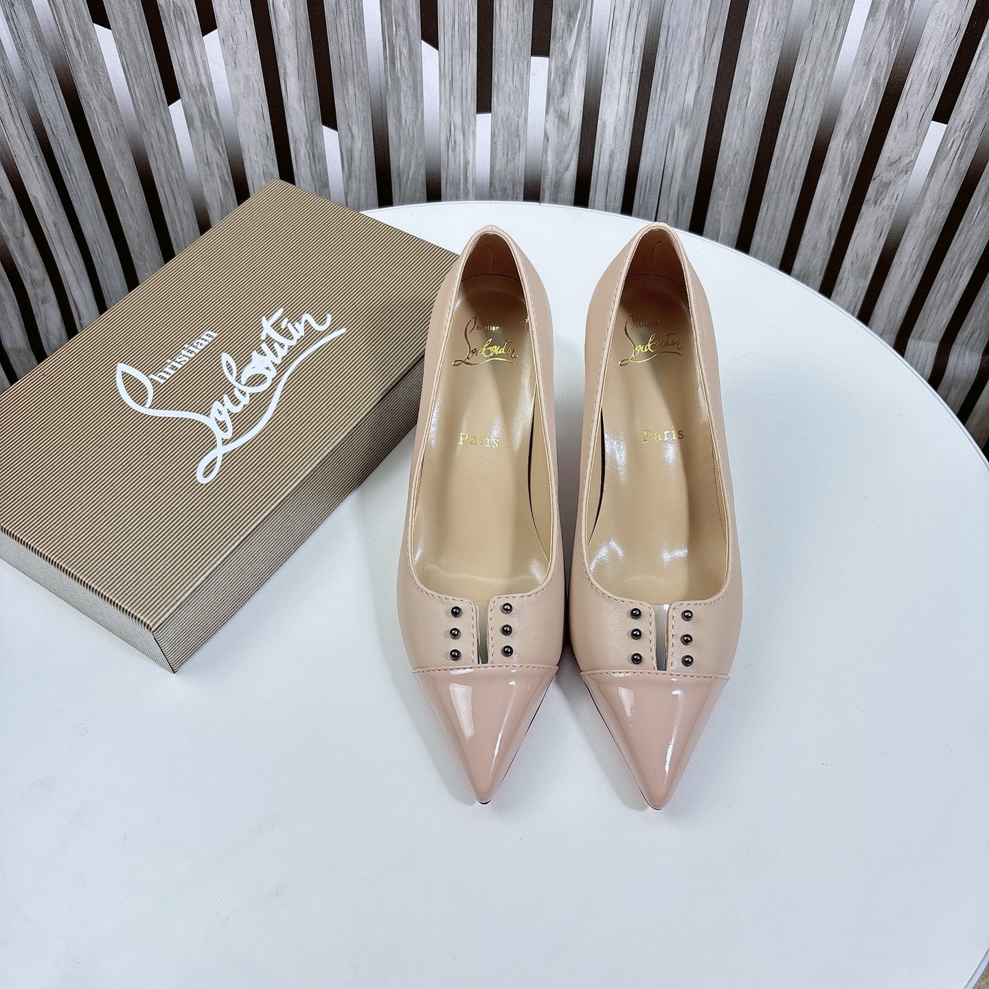 Christian Louboutin Classic Luxury Leather Shoe Loafer Ref.78D75E03 2