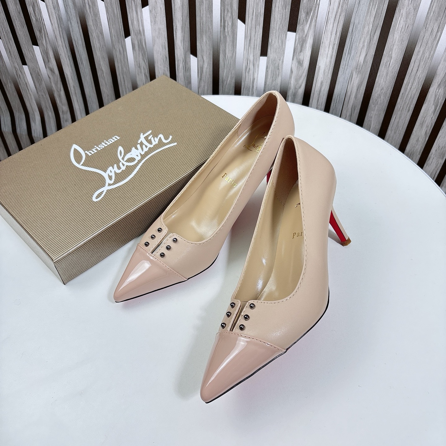 Christian Louboutin Classic Luxury Leather Shoe Loafer Ref.78D75E03 4