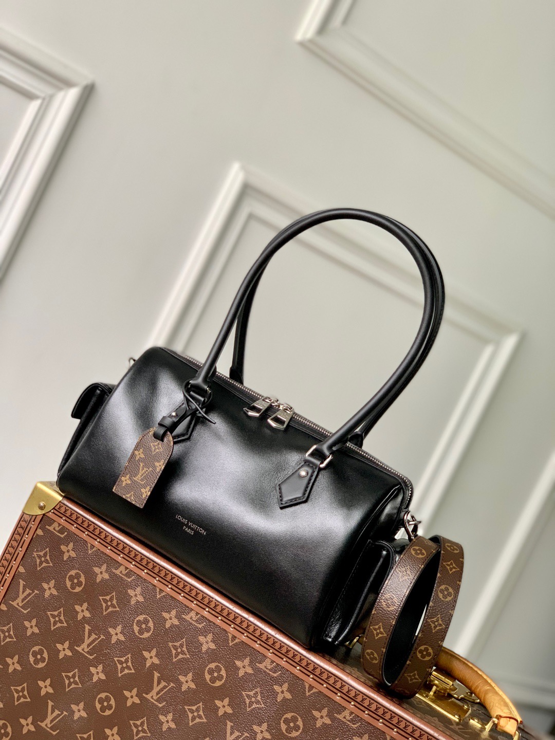 【Chip dinámico 163C01】Pedido original superior, desarrollo genuino✨‼ ️Este bolso Speedy Cargo es de la serie LV Vibe y …