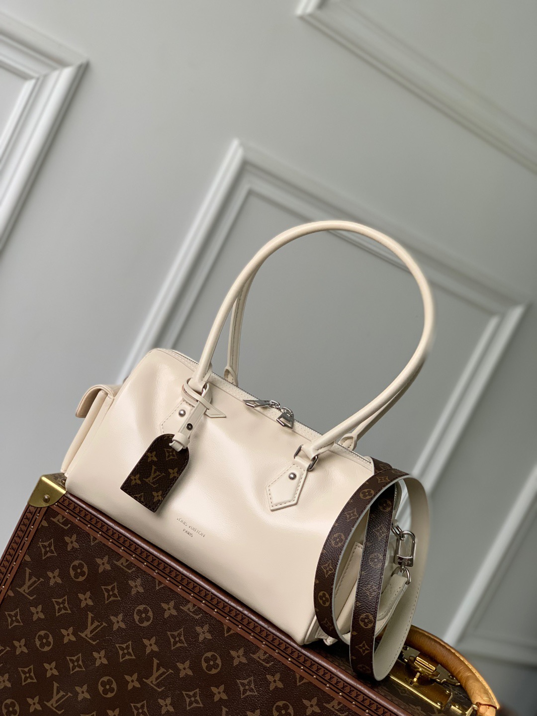 【Chip dinámico 163C01】Pedido original superior, desarrollo genuino✨‼ ️Este bolso Speedy Cargo es de la serie LV Vibe y …