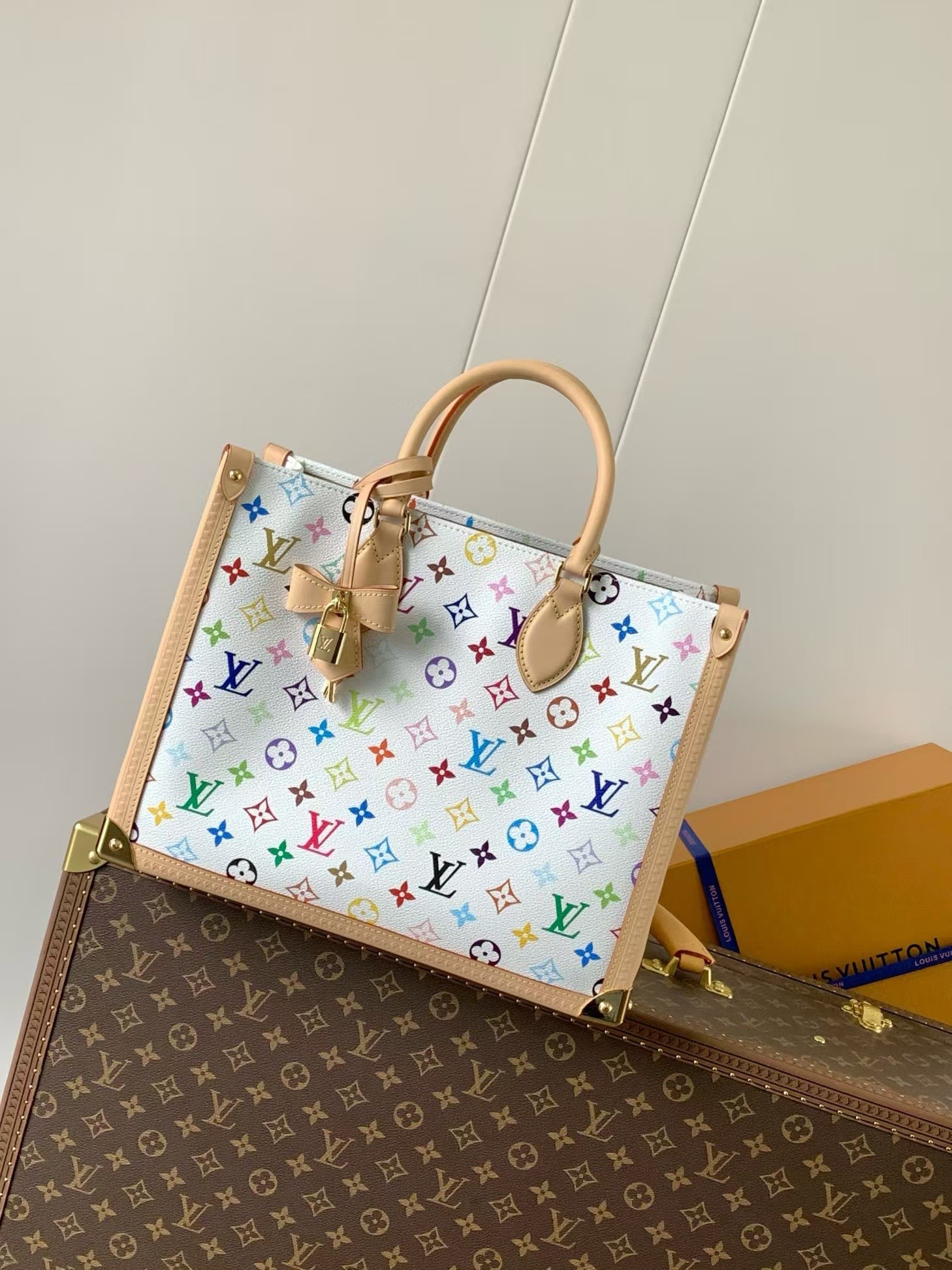 【Chip dinámico 163C01】Pedido original superior, desarrollo genuino✨‼ ️La serie de reedición Louis Vuitton x Takashi Mur…