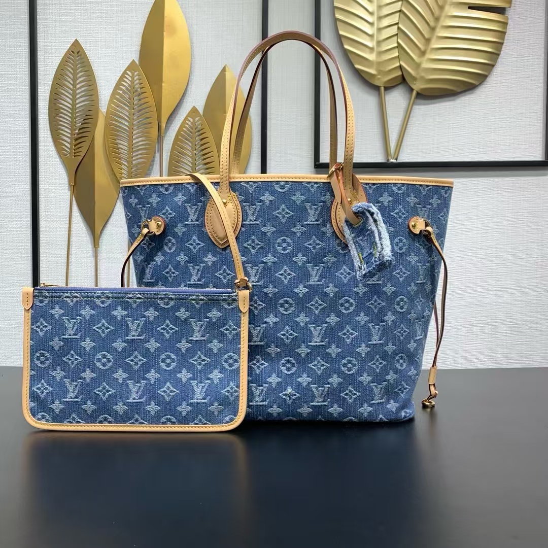 【Chip dinámico 163C01】Pedido original superior, desarrollo genuino✨‼ ️Este bolso Neverfull de tamaño mediano está hecho…