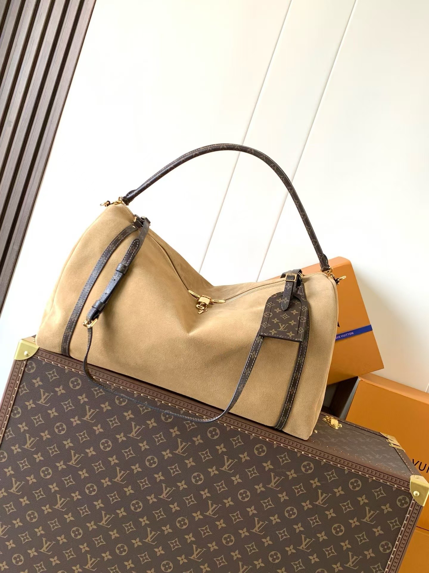 【Chip dinámico 163C01】Pedido original superior, desarrollo genuino✨‼ ️El bolso grande Express Travel está confeccionado…