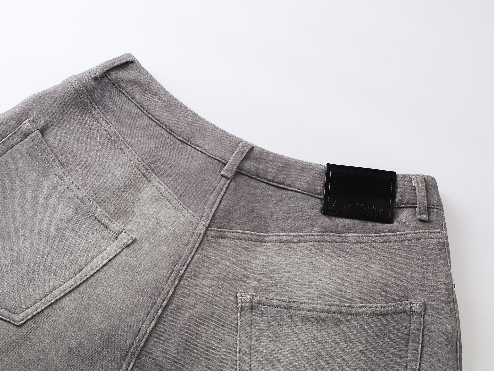 Acne Studios 25SS Cotton Fleece Pants - Washed Grey, Stylish & Comfortable 7 i1751443683901 8468 0 5