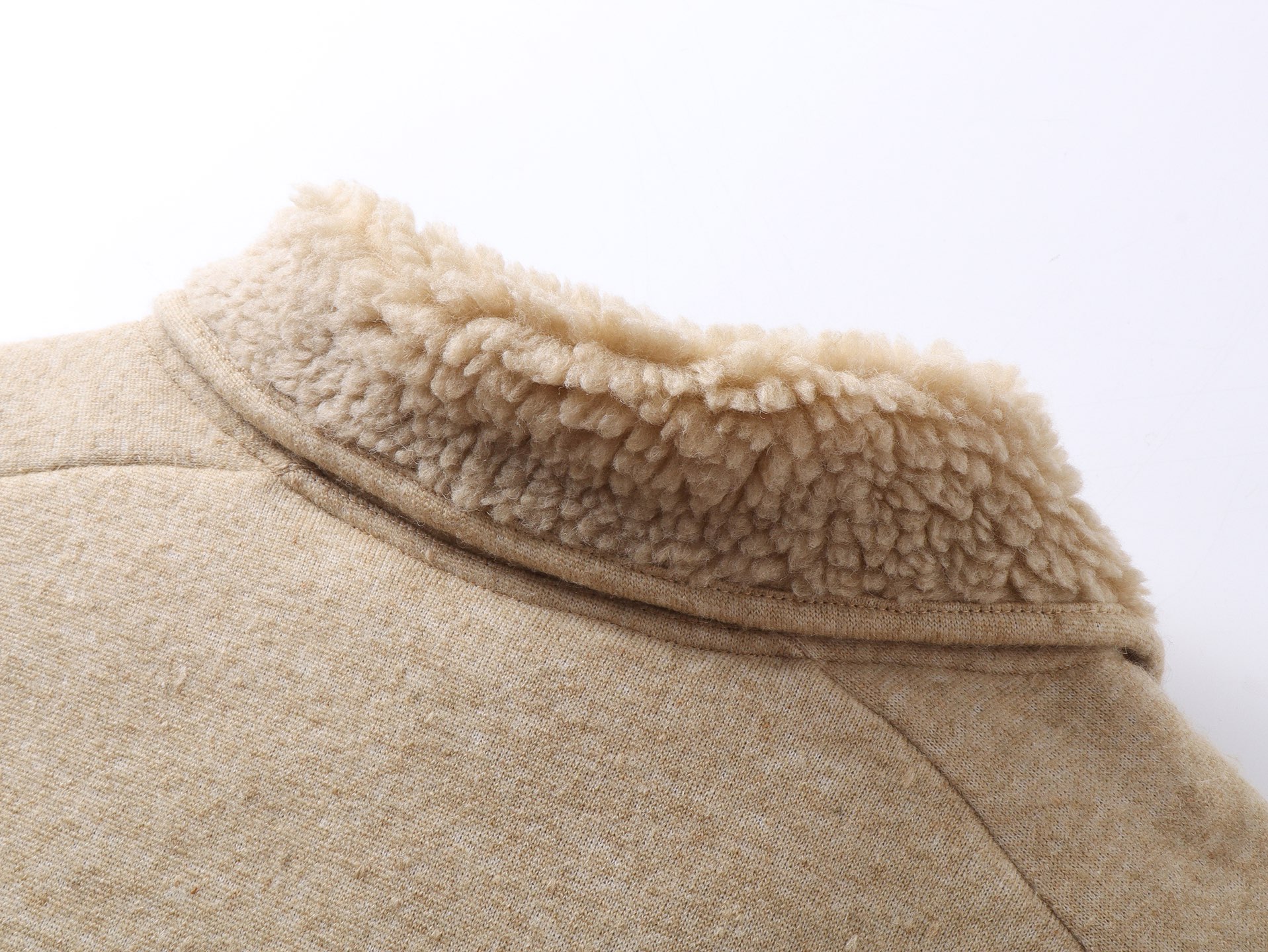 Miu Miu Women's Shearling Wool-Blend Jacket | Melange Lambswool Outerwear 8 i1760284338815 9339 0 7