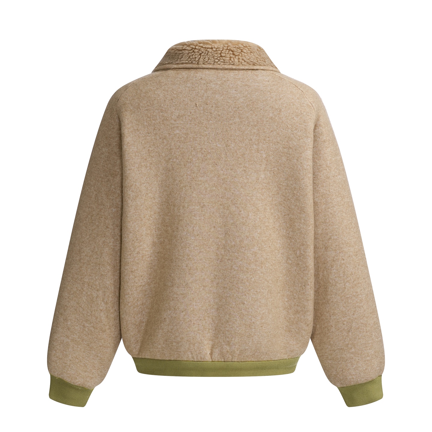 Miu Miu Women's Shearling Wool-Blend Jacket | Melange Lambswool Outerwear 4 i1760284762616 2663 0 7