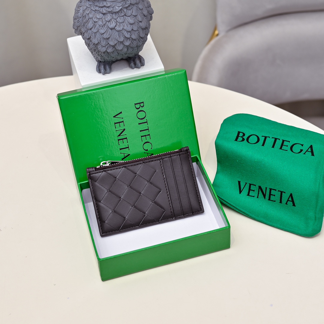 Bottega Veneta 編織 卡包 拉鍊零錢包 6卡槽