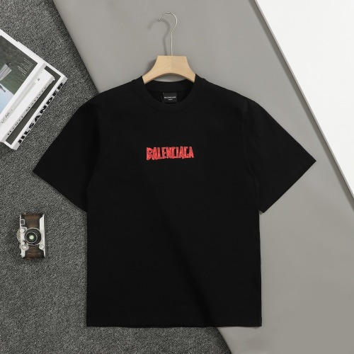 Balenciaga 25SS Early Spring New Red Lines Printed Short-Sleeved T-Shirt 1 Balenciaga 25SS Early Spring New Red Lines Printed Short-Sleeved T-Shirt