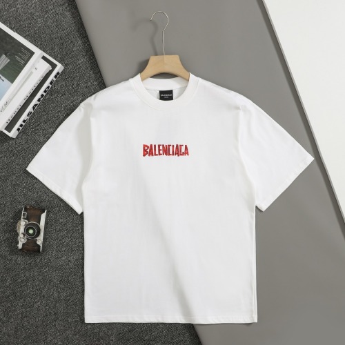 Balenciaga 25SS Early Spring New Red Pattern Printed Short Sleeve 1 Balenciaga 25SS Early Spring New Red Pattern Printed Short Sleeve