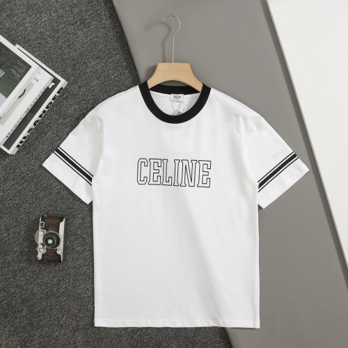 Celine 25SS Early Spring Letter Printed Short Sleeve T-Shirt Unisex 1 Celine 25SS Early Spring Letter Printed Short Sleeve T-Shirt Unisex