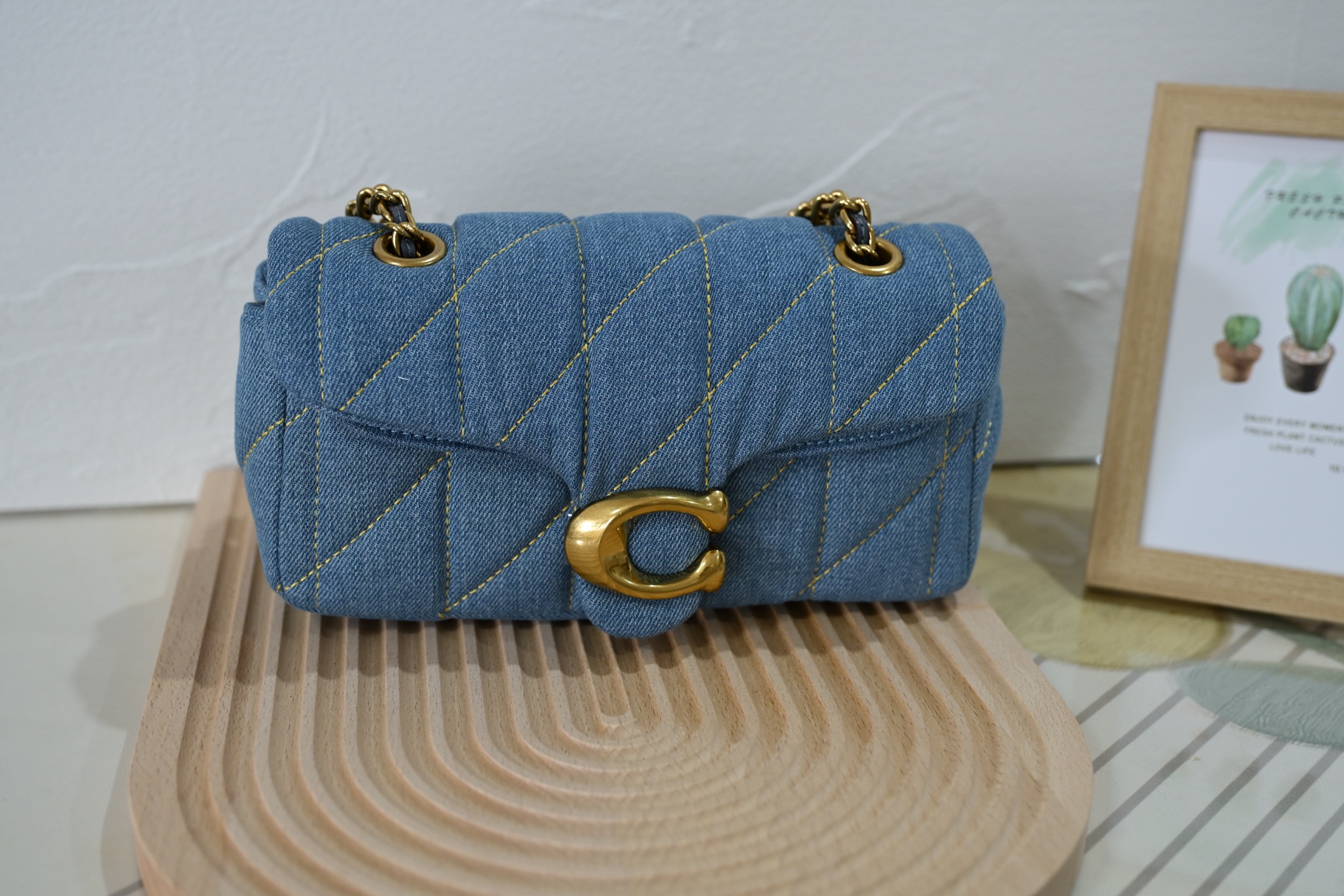 coa*h全皮CP498 牛仔CR701 クラシックチェーンタビー