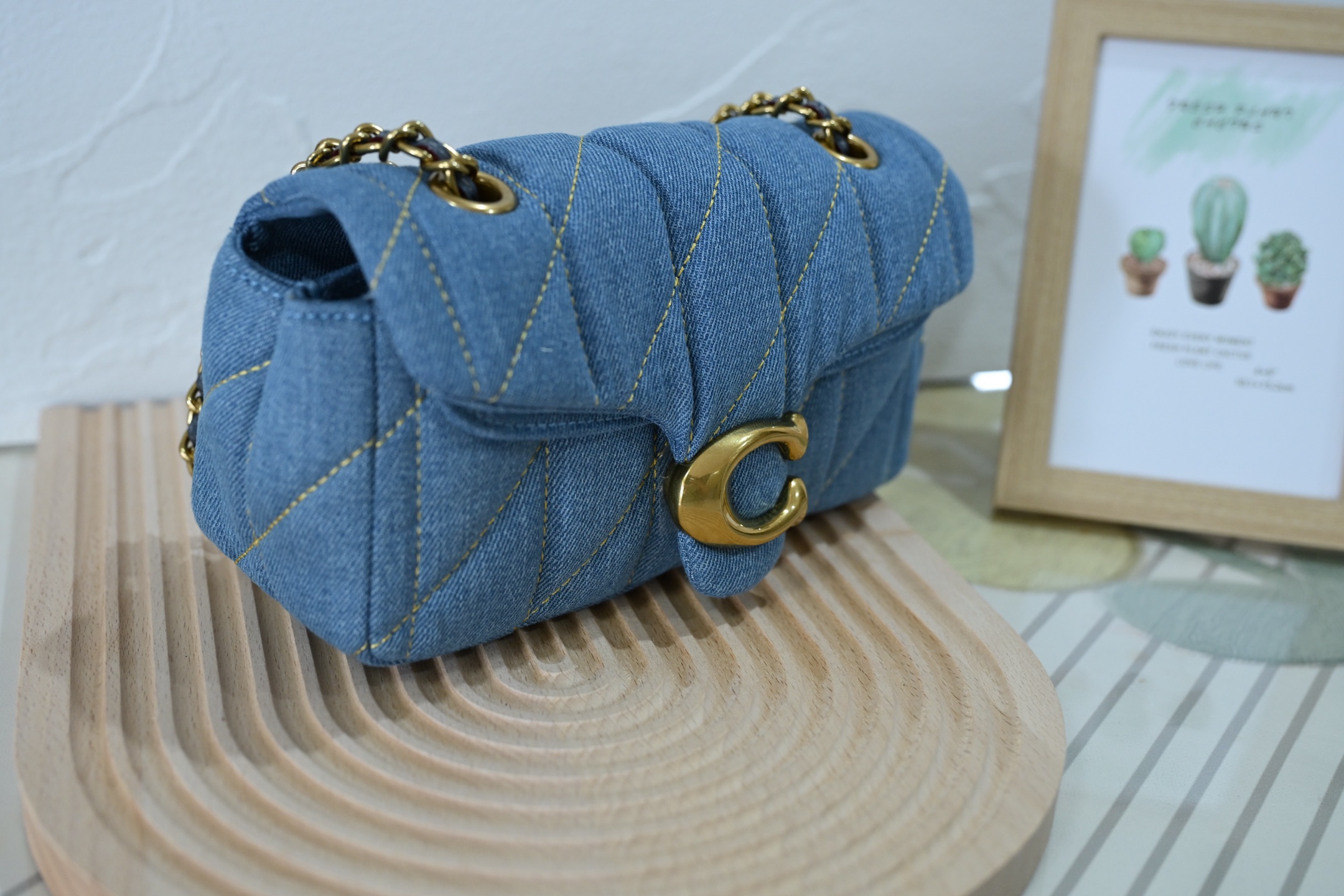 coa*h全皮CP498 牛仔CR701 クラシックチェーンタビー