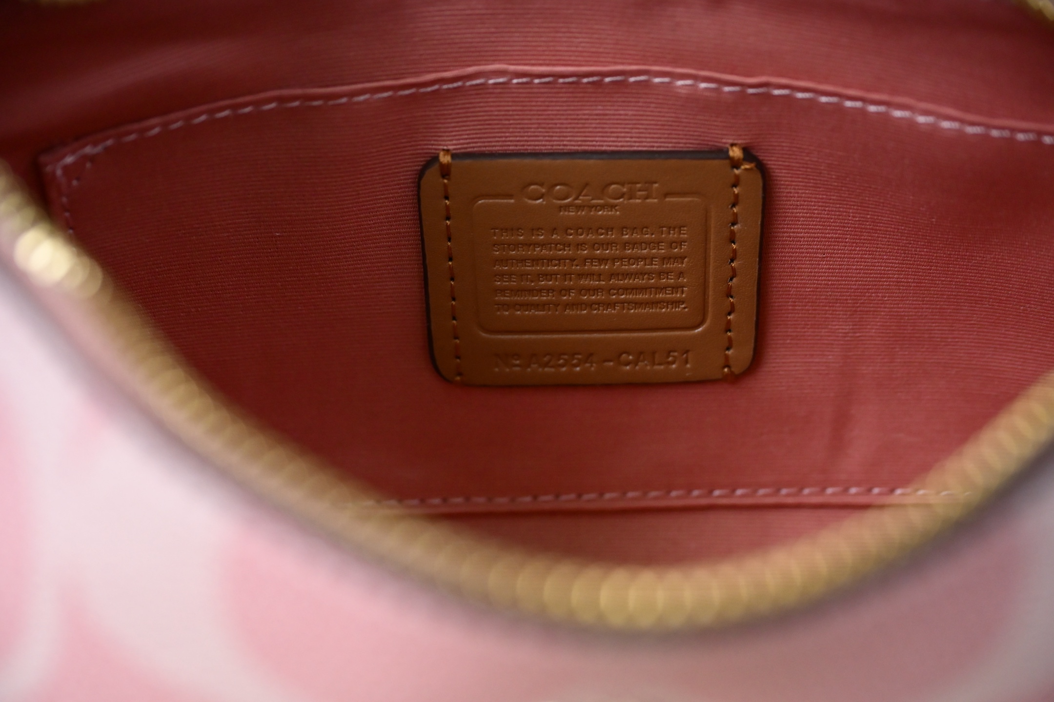 COACH CAL51 TERIシリーズ単肩包 - 高耐久PVCと牛皮素材