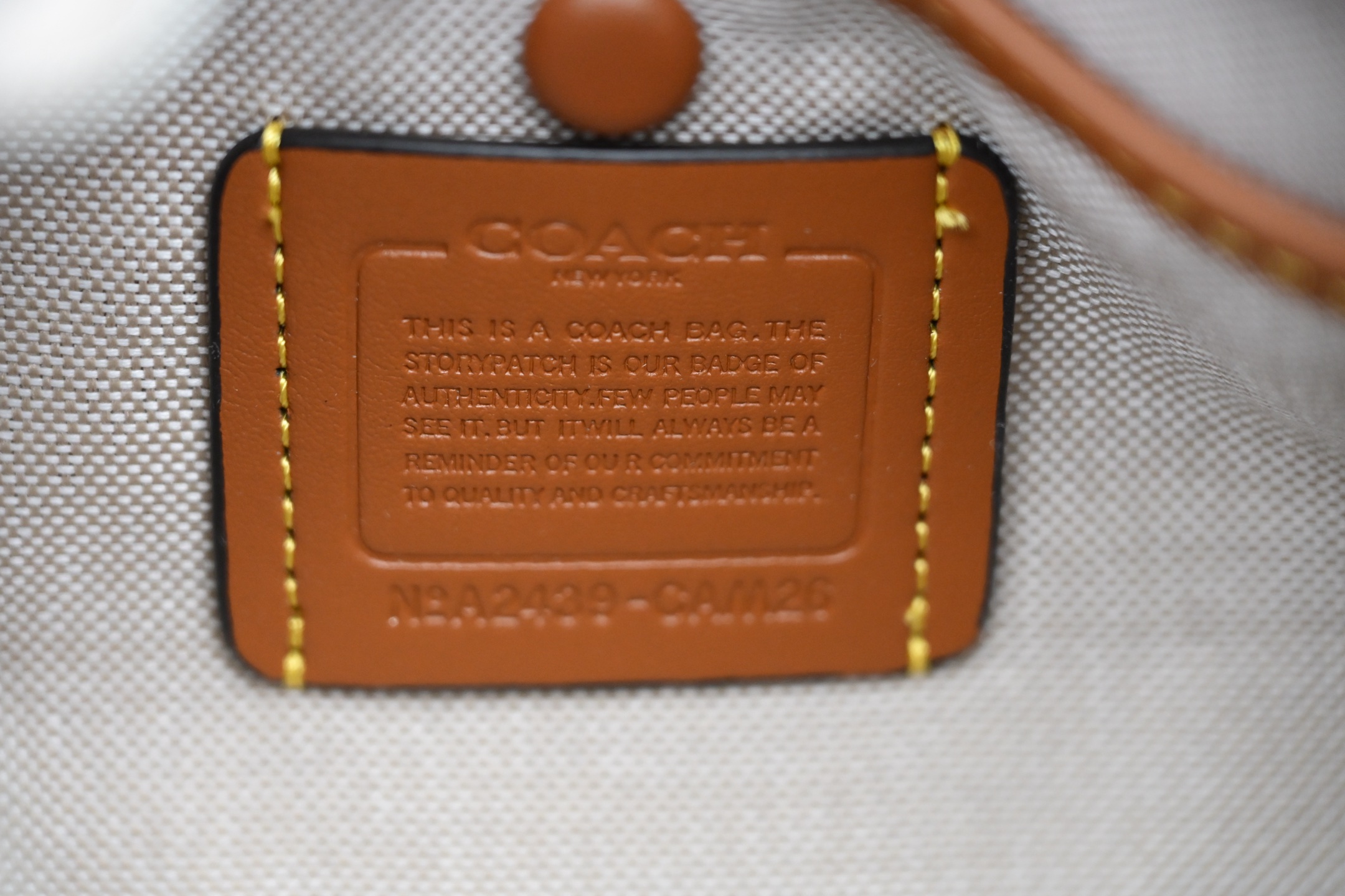 CAM26 Juliet 经典焦糖色老花腋下斜めバッグ - サイズ25cm x 14cm x 8cm