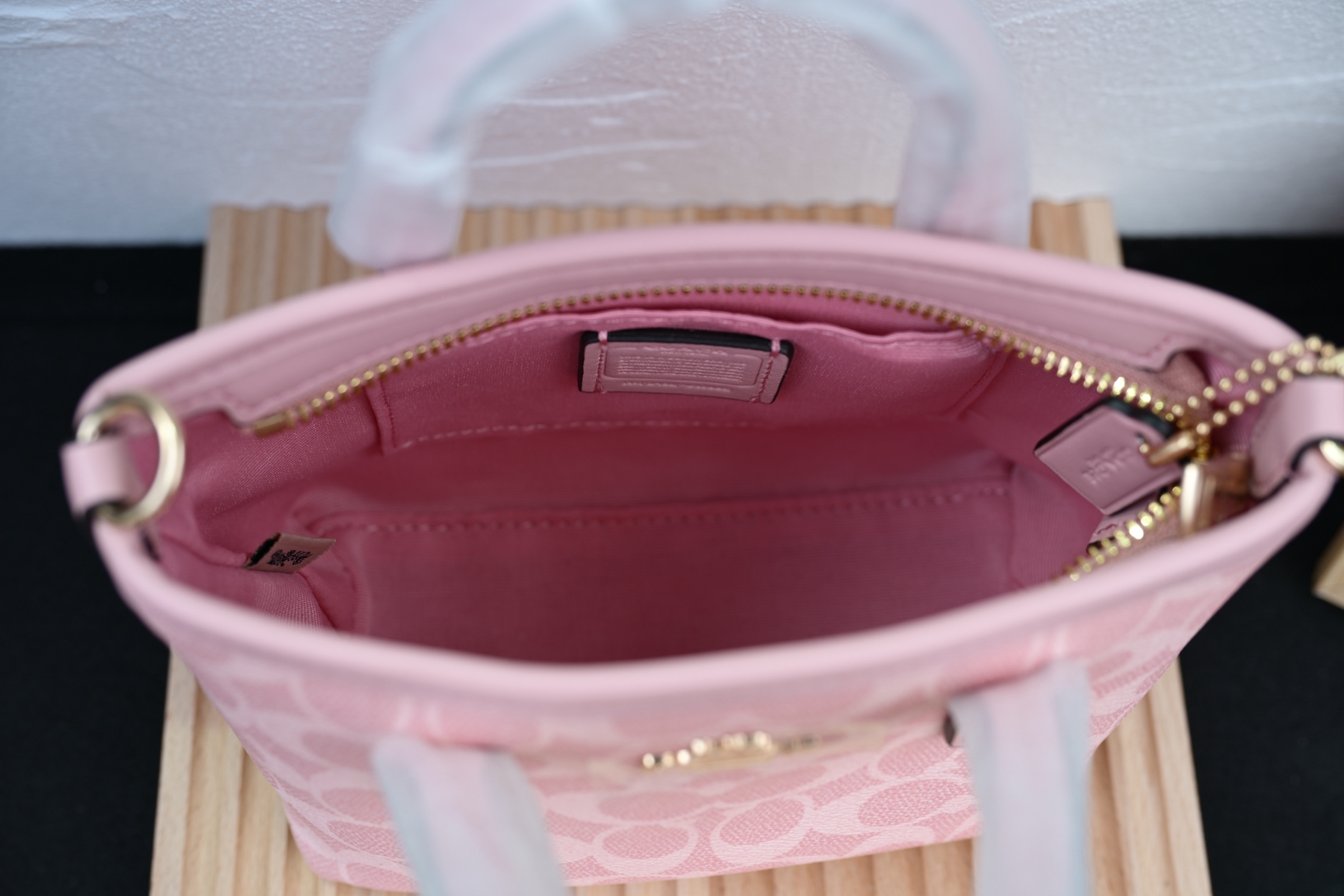 老花デザインの迷你トートバッグ - おしゃれで使いやすい