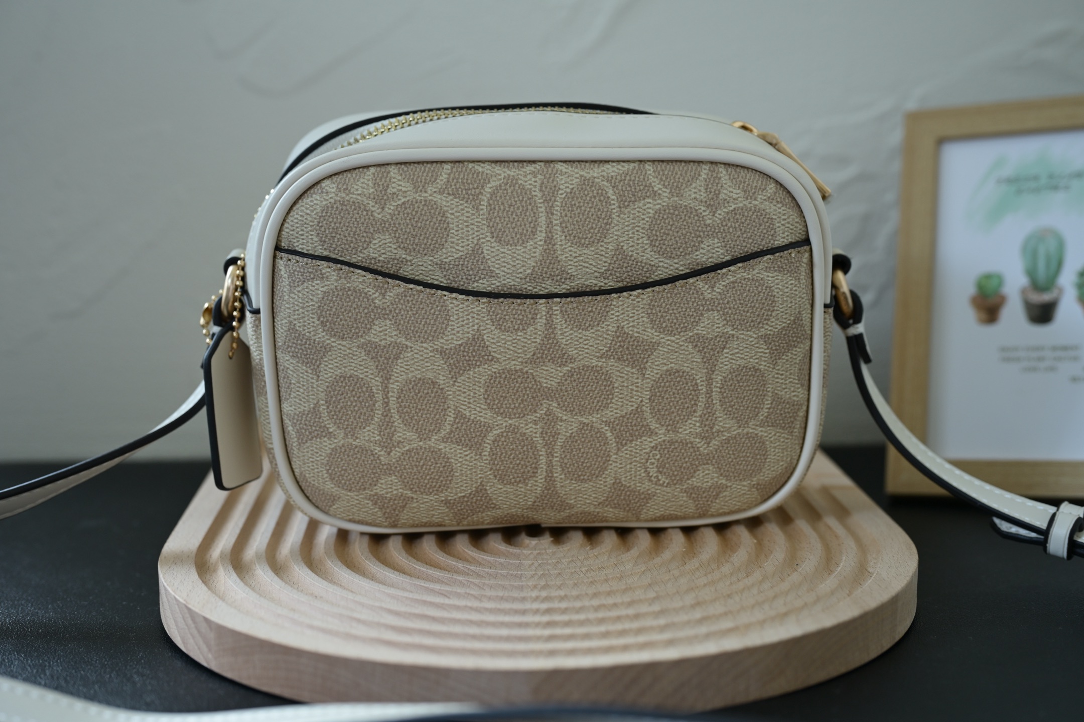 Coach 蔻驰新款 City Tote 大ロゴ学院風相机包