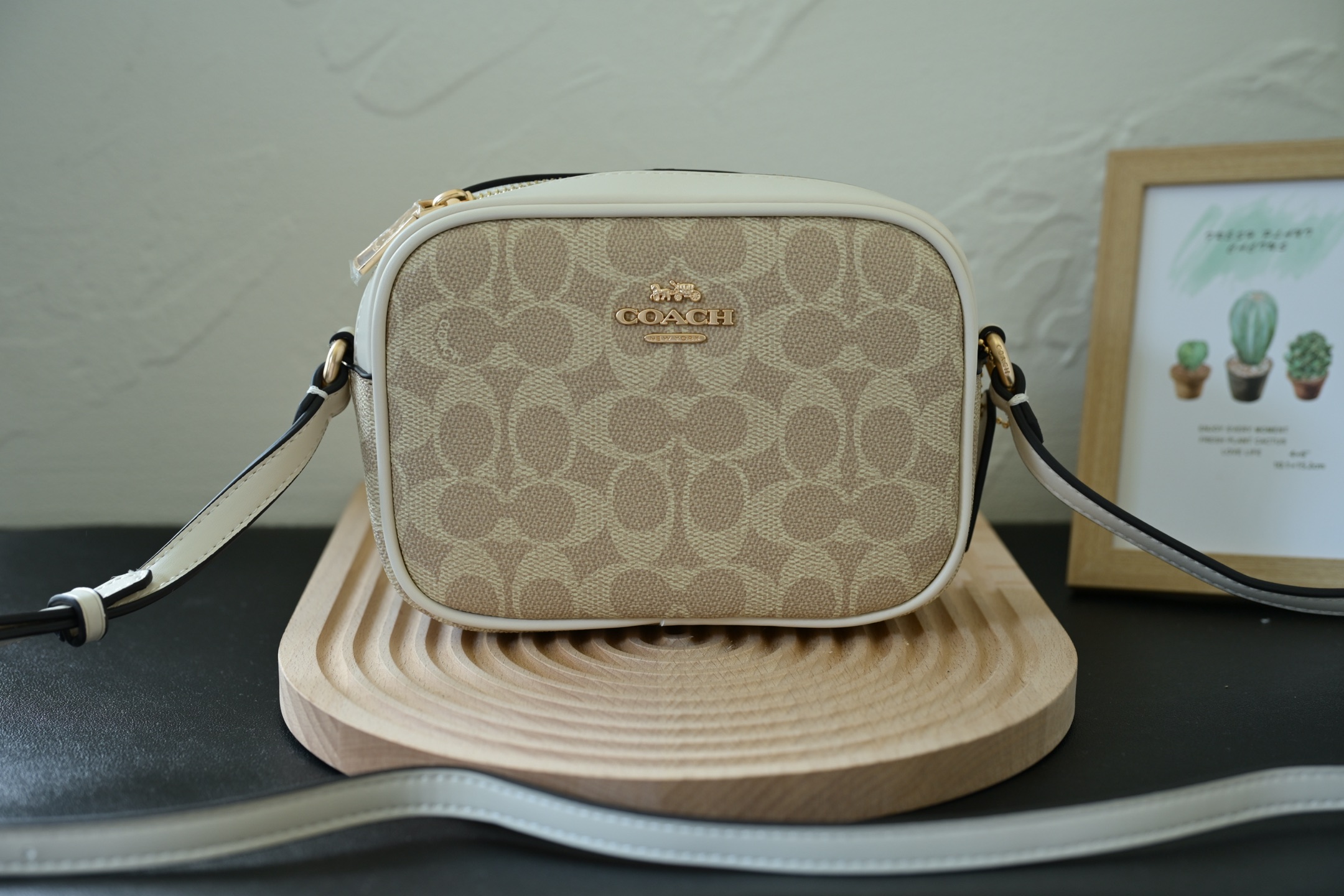 Coach 蔻驰新款 City Tote 大ロゴ学院風相机包