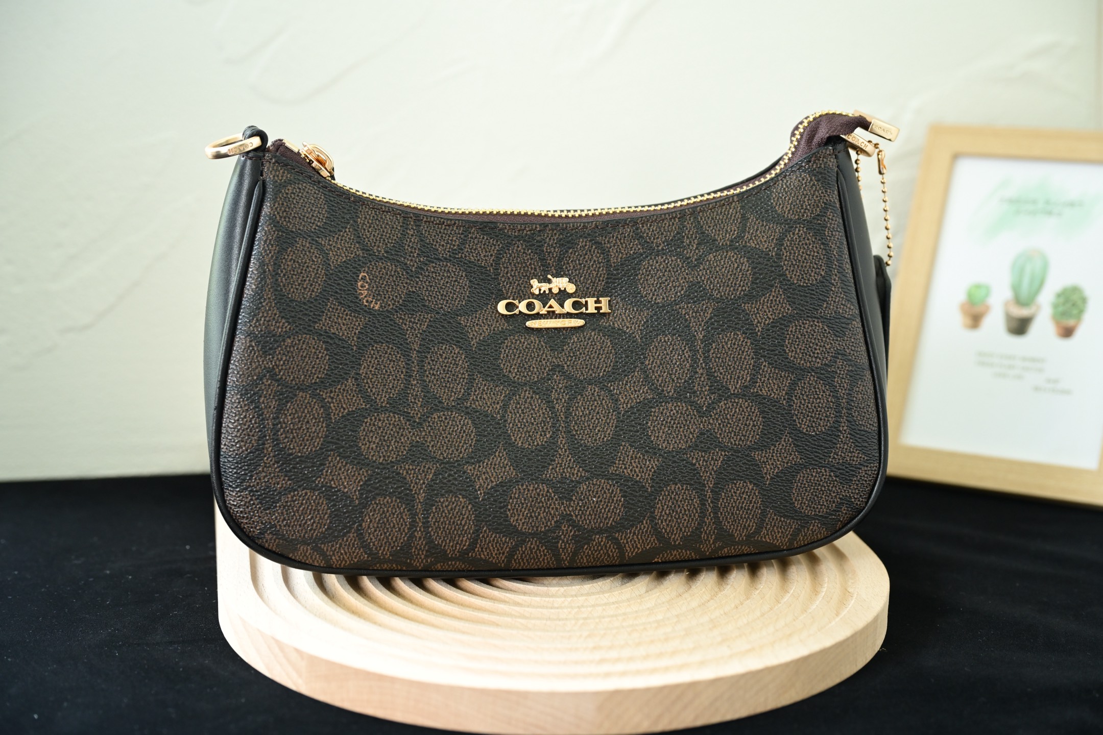 COAC 奥莱女包 CV933 TERI単肩バッグ - 牛皮革・多機能ポケット付き