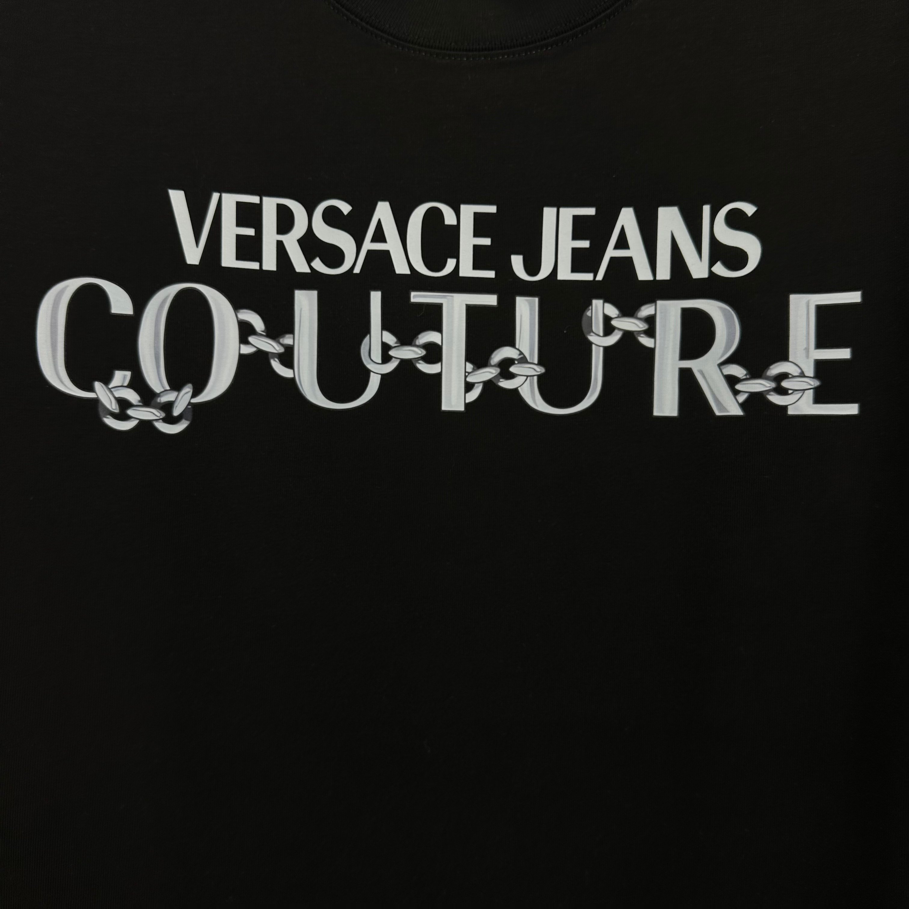 Versace Jeans Couture Cotton T-Shirt with Logo Print - Spring/Summer 2025 6 a1737622443343 4276